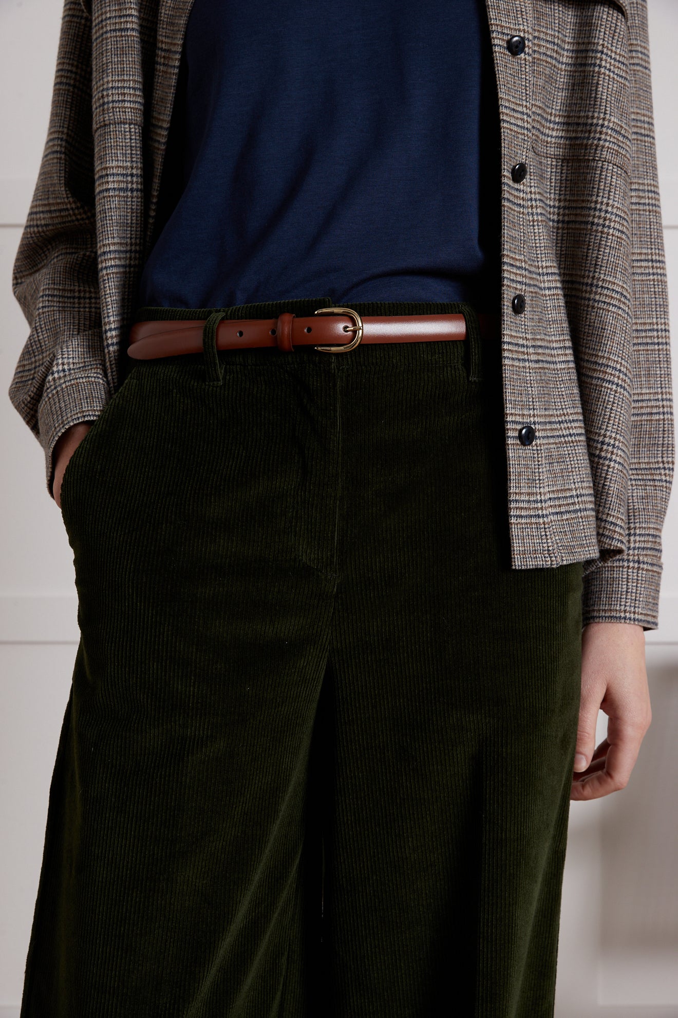 Ceinture fine cuir femme