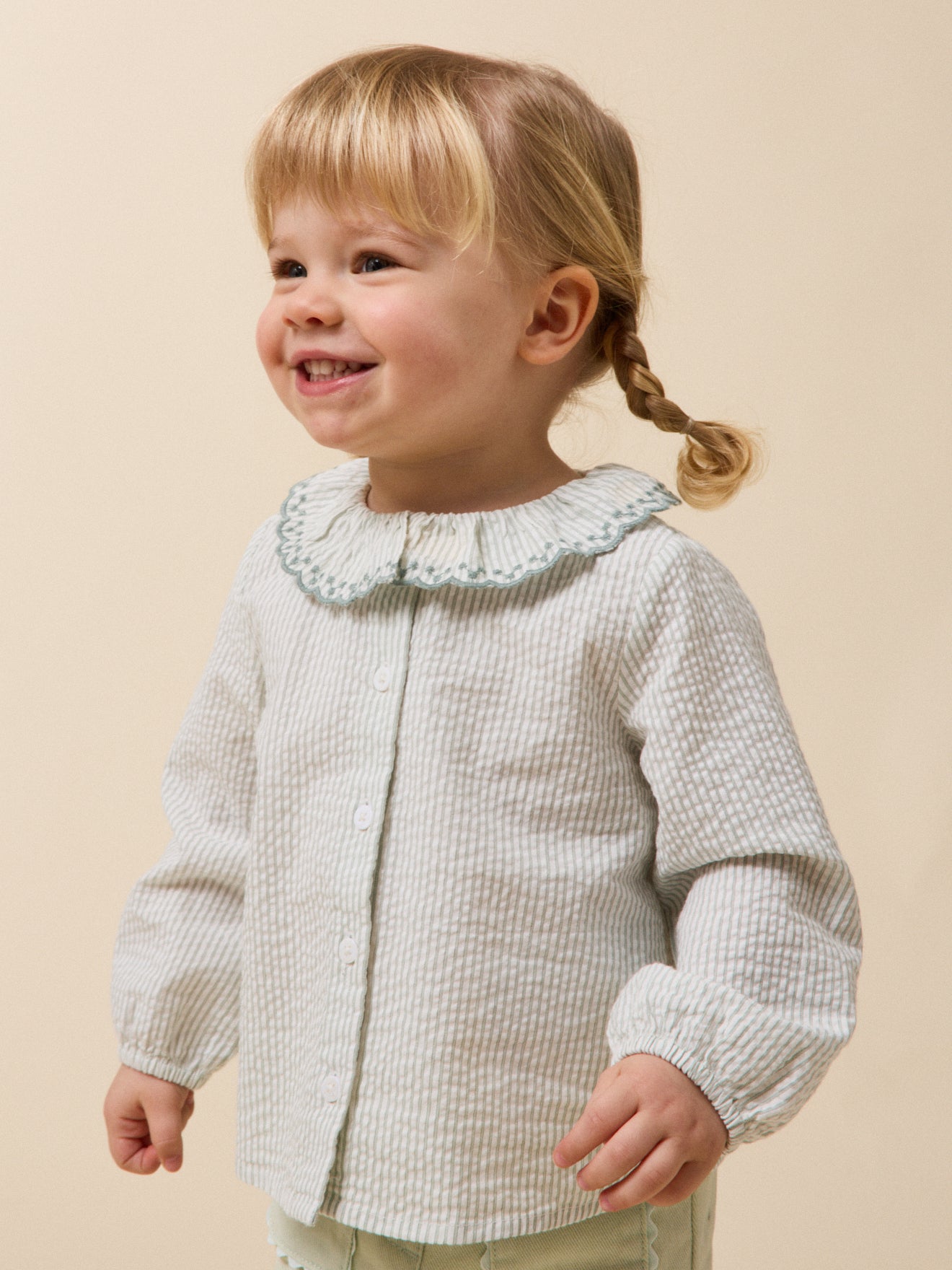 Blouse col brodé Bébé