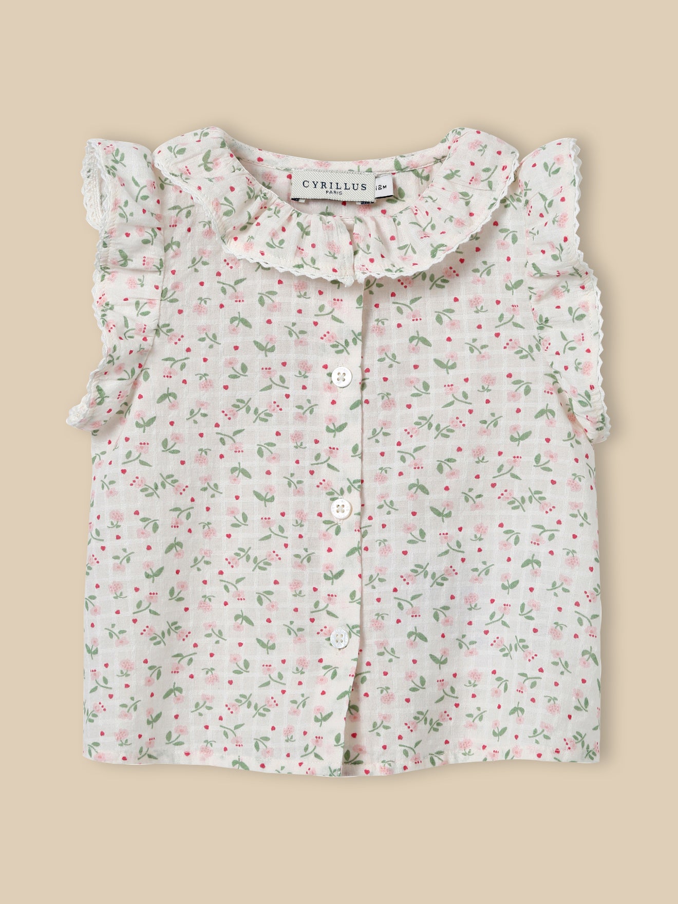 Blouse double gaze de coton Bébé
