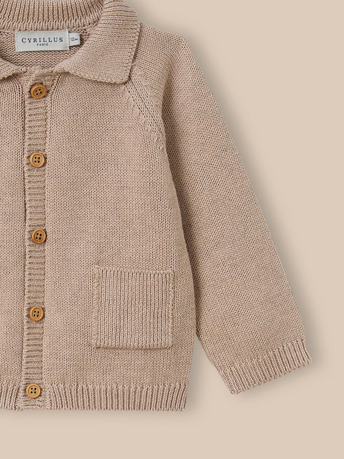 Cardigan col polo Bébé