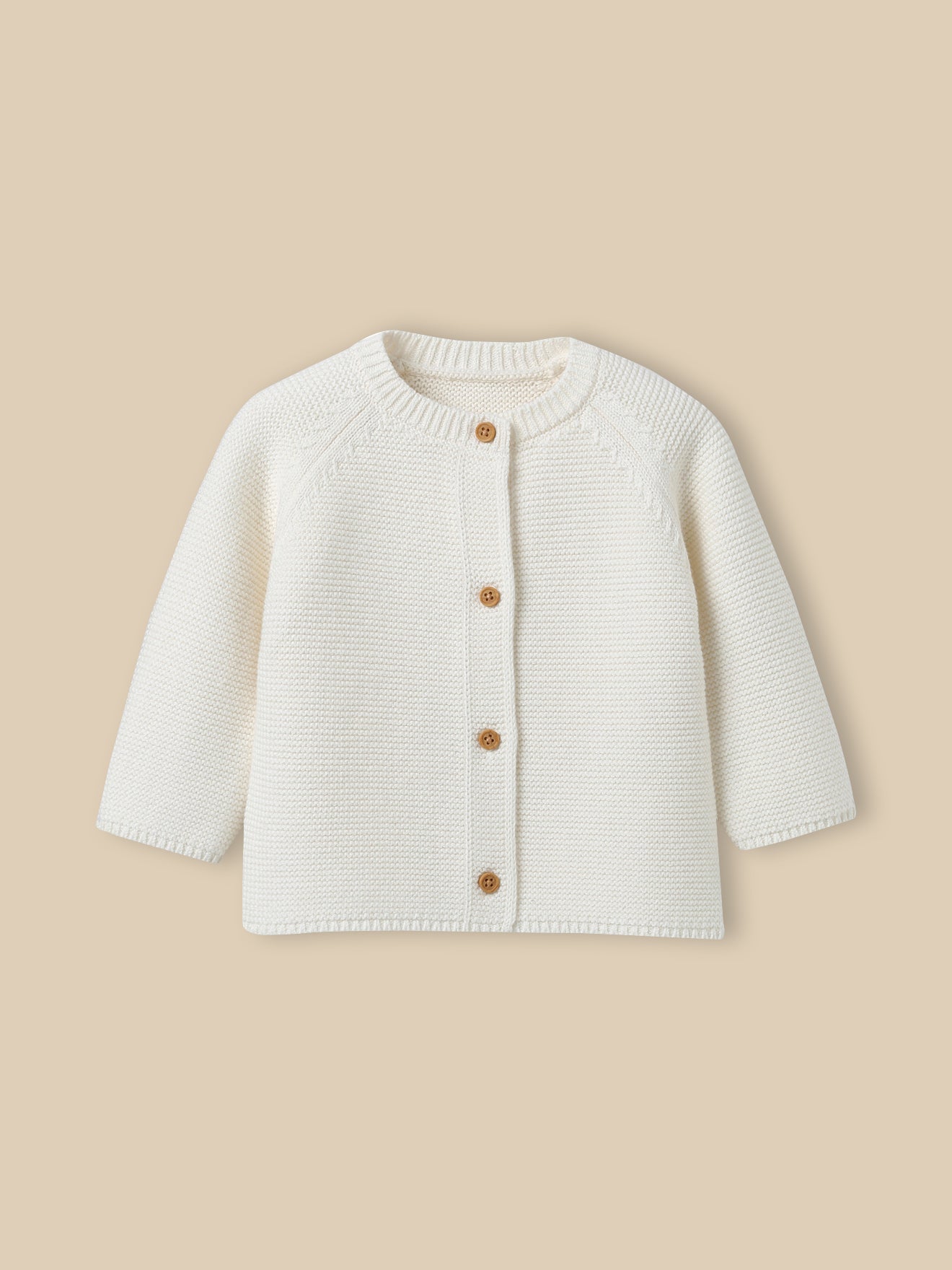 Cardigan en coton biologique et laine Bébé