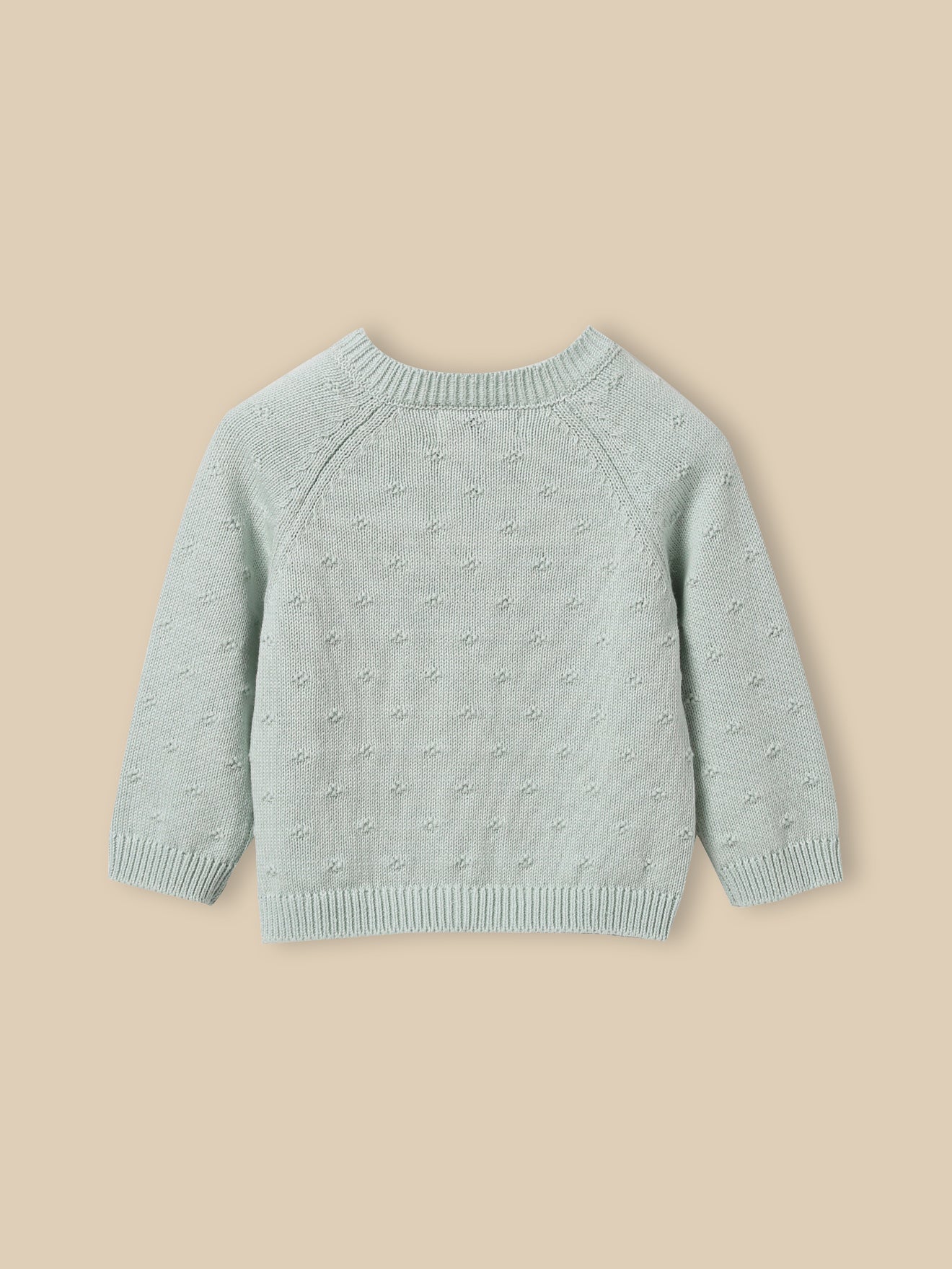 Cardigan maille ajourée bébé - Coton biologique