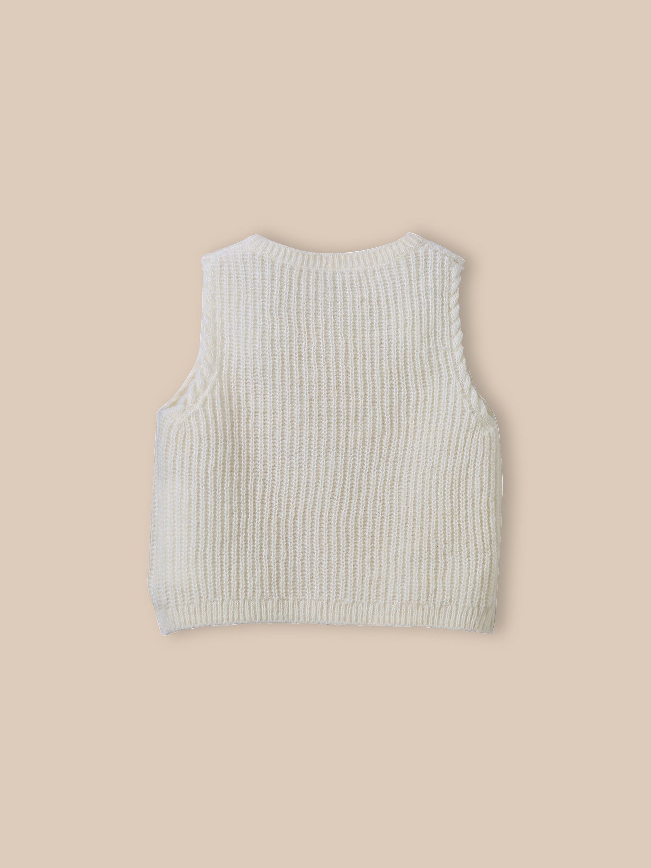 Gilet sans manches Bébé laine et mohair