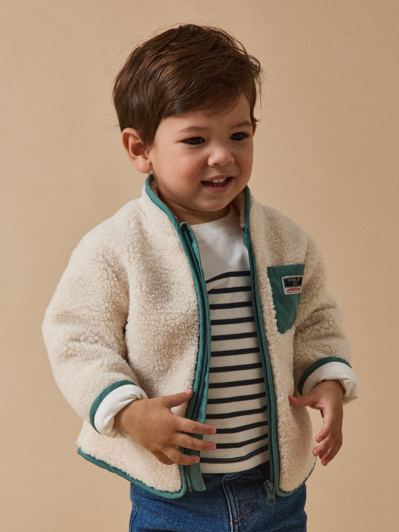Gilet en sherpa Bébé