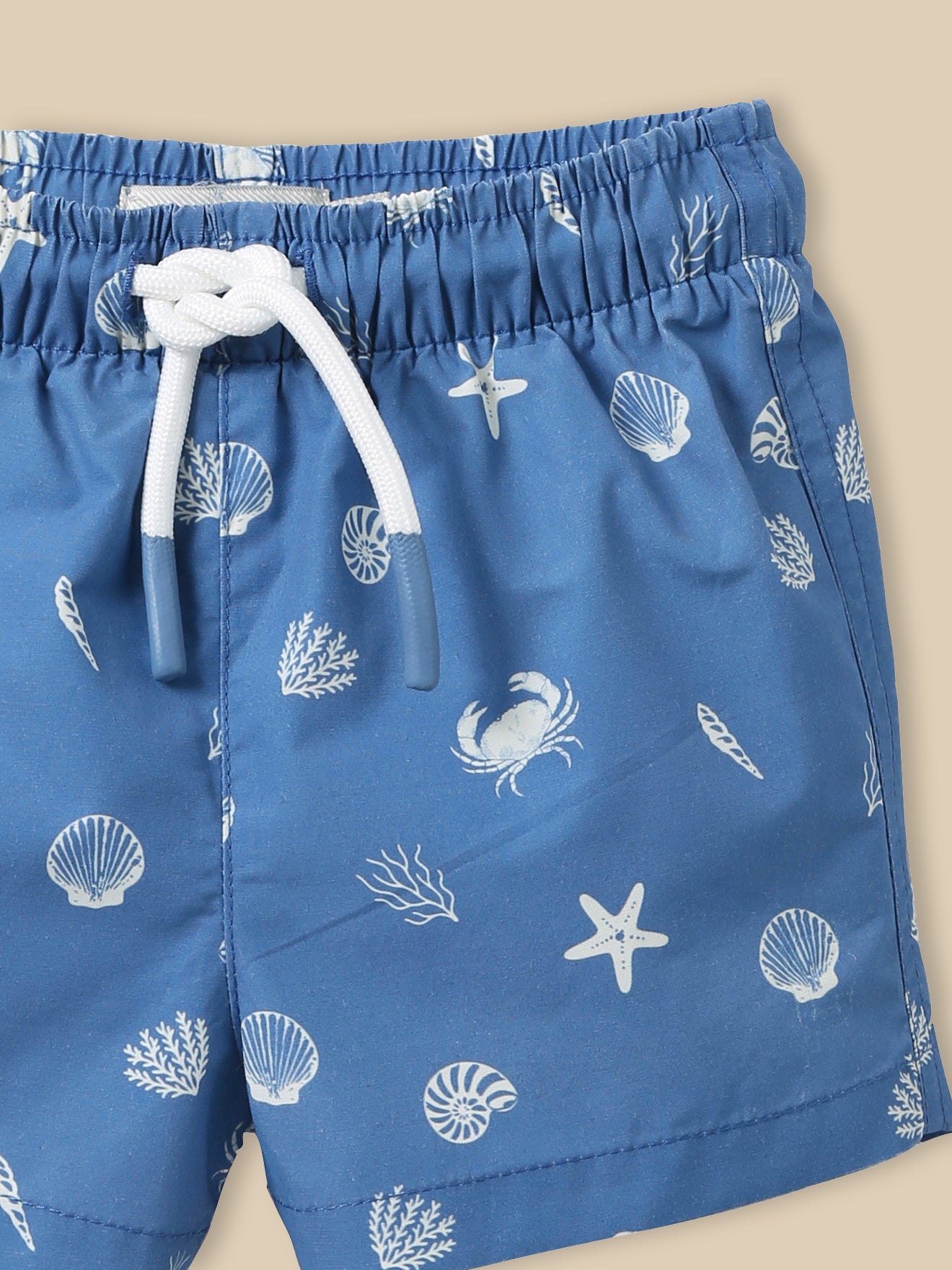 Short de bain "crabes" Bébé