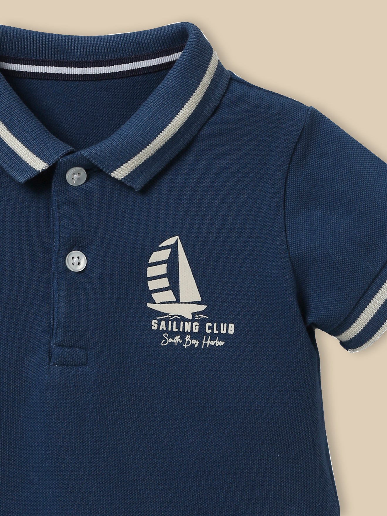 Polo en maille piquée bébé - Coton biologique