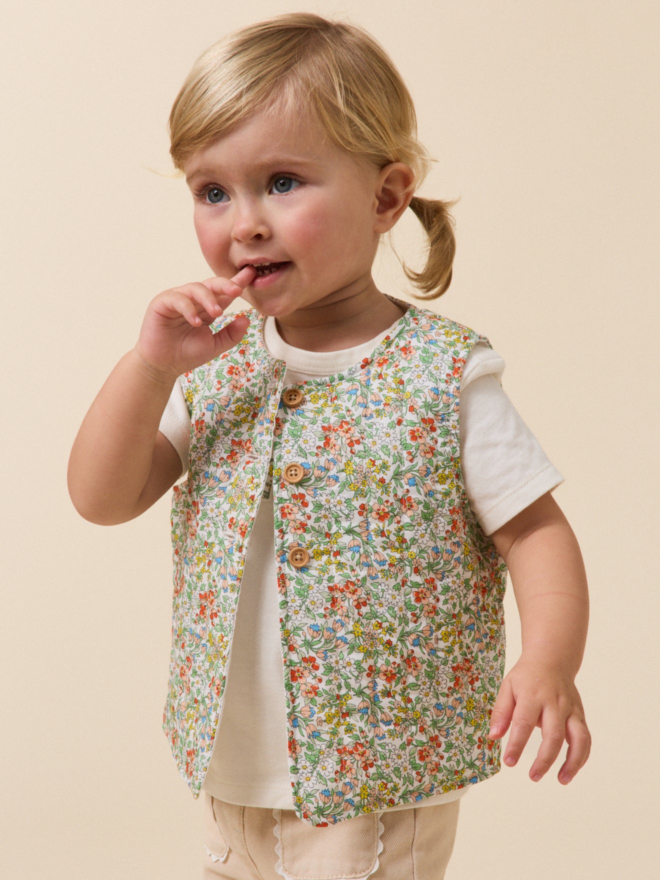 Veste en tissu Liberty Bébé