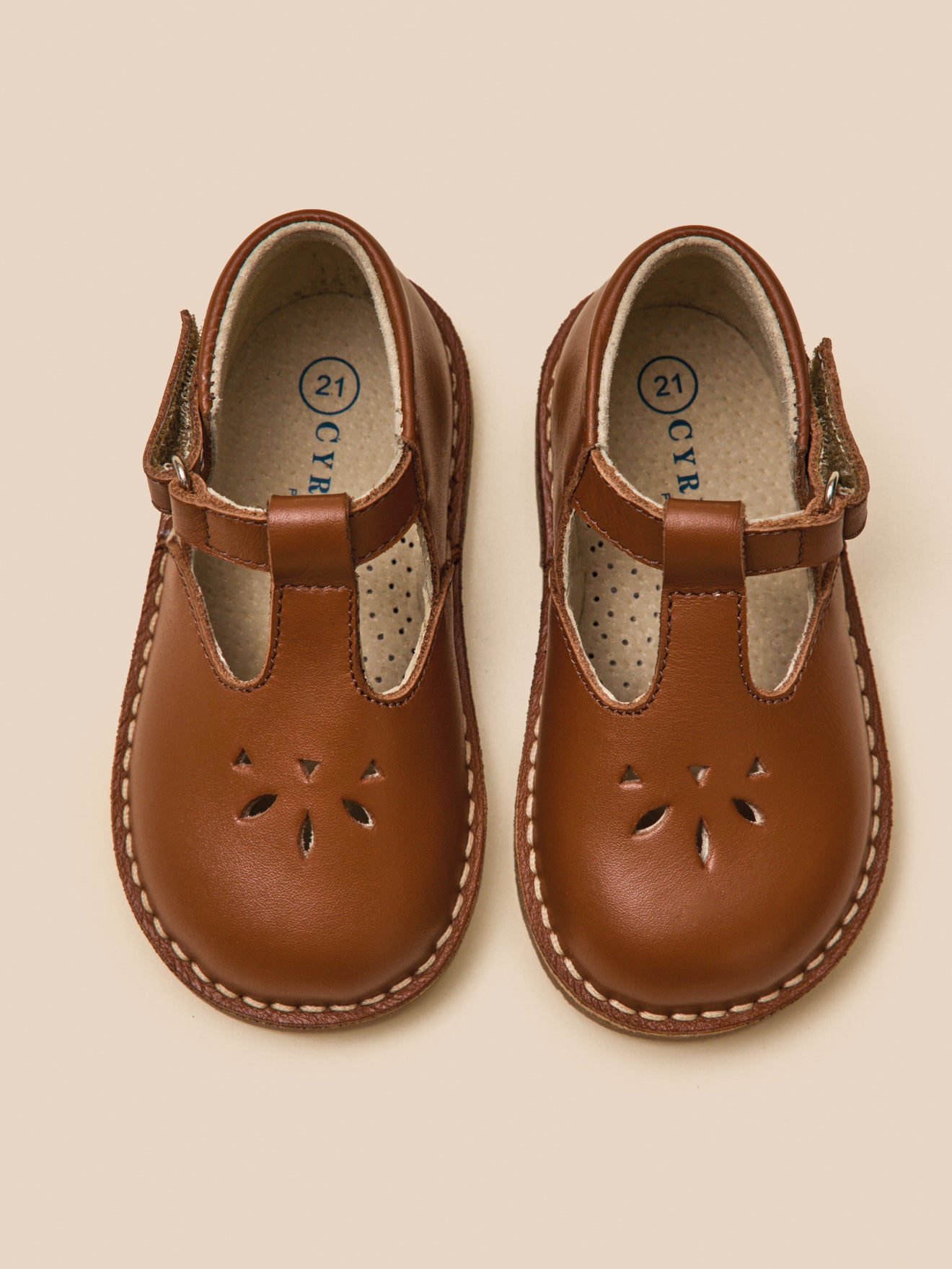 Salomés en cuir Bébé