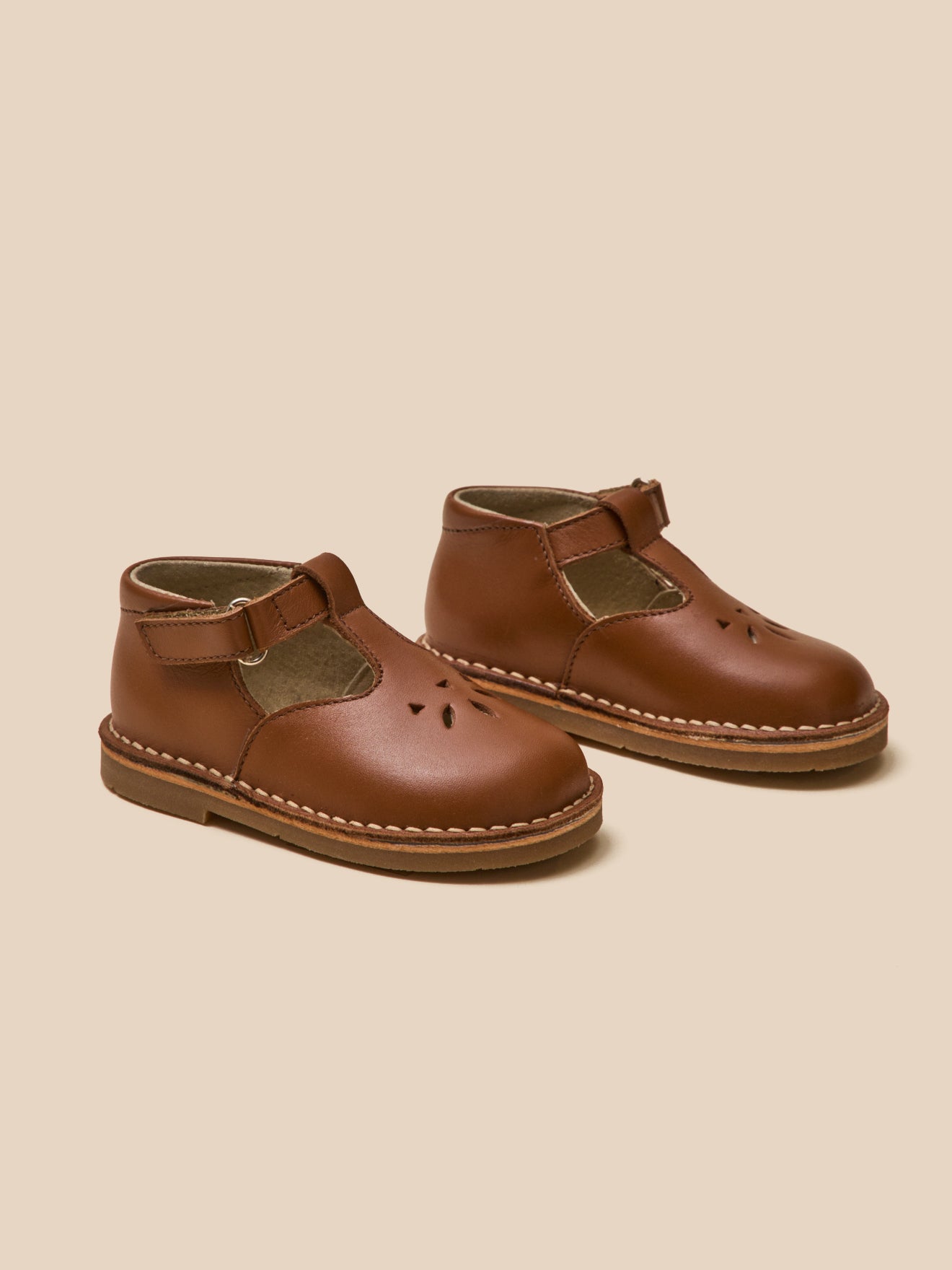 Salomés en cuir Bébé