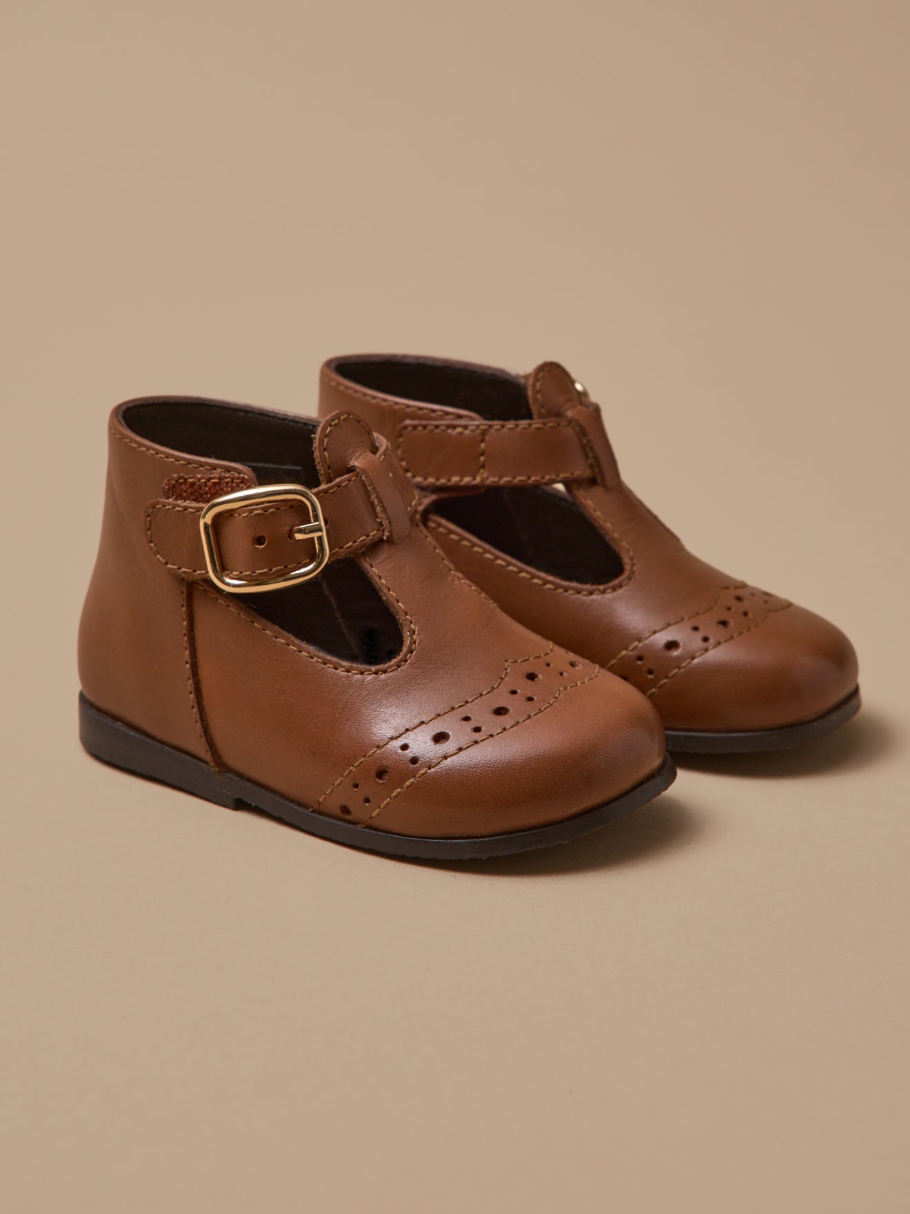 Salomés en cuir bébé