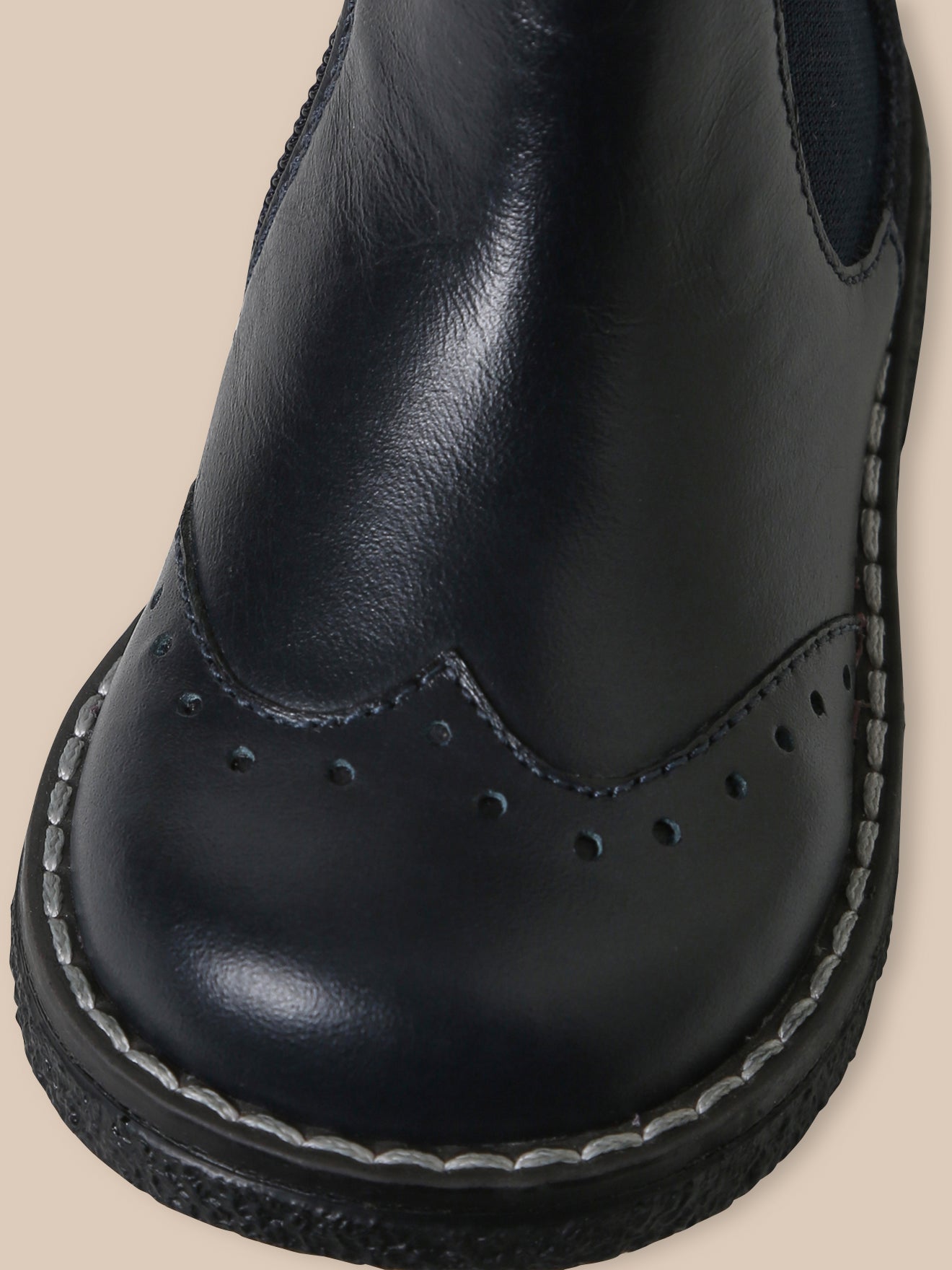 Boots Chelsea bébé en cuir