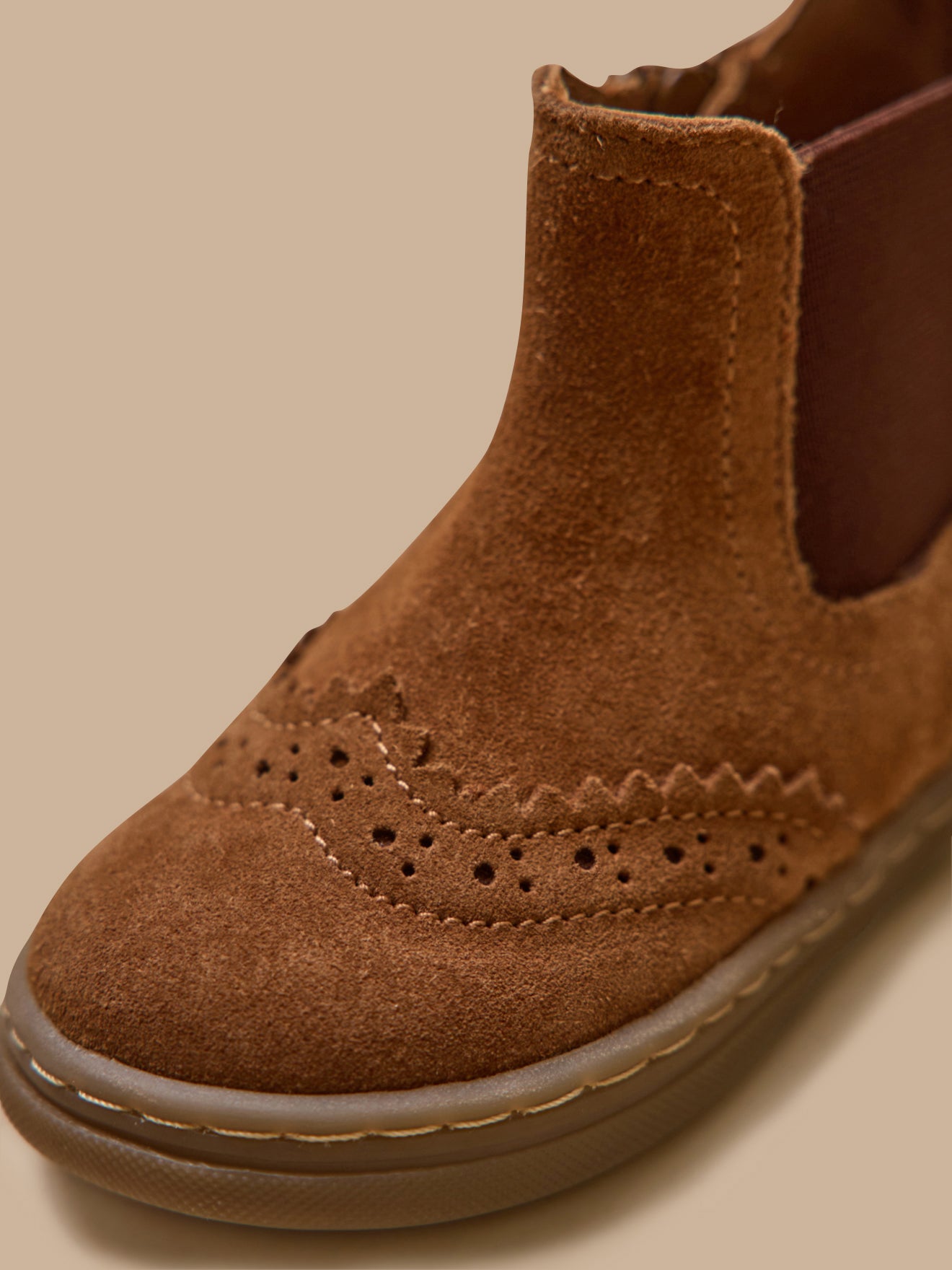 Boots chelsea bout fleuri cuir bébé