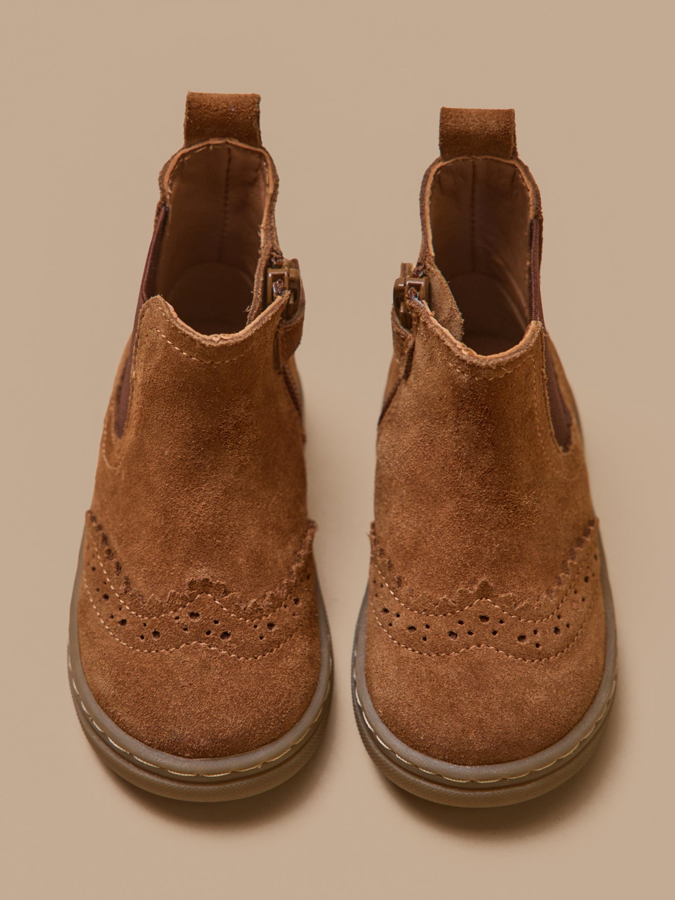 Boots chelsea bout fleuri cuir bébé