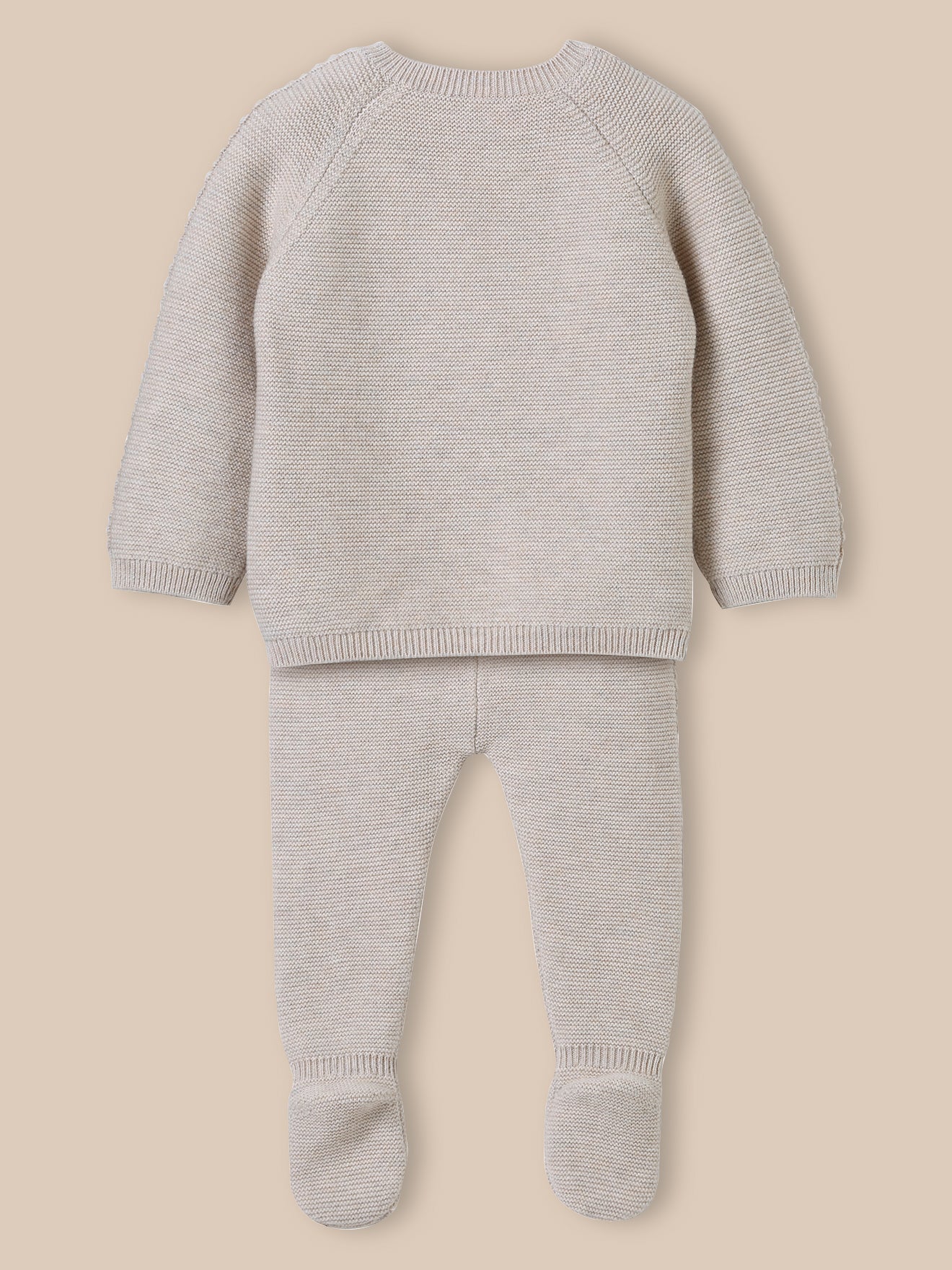 Ensemble naissance - Coton biologique et laine