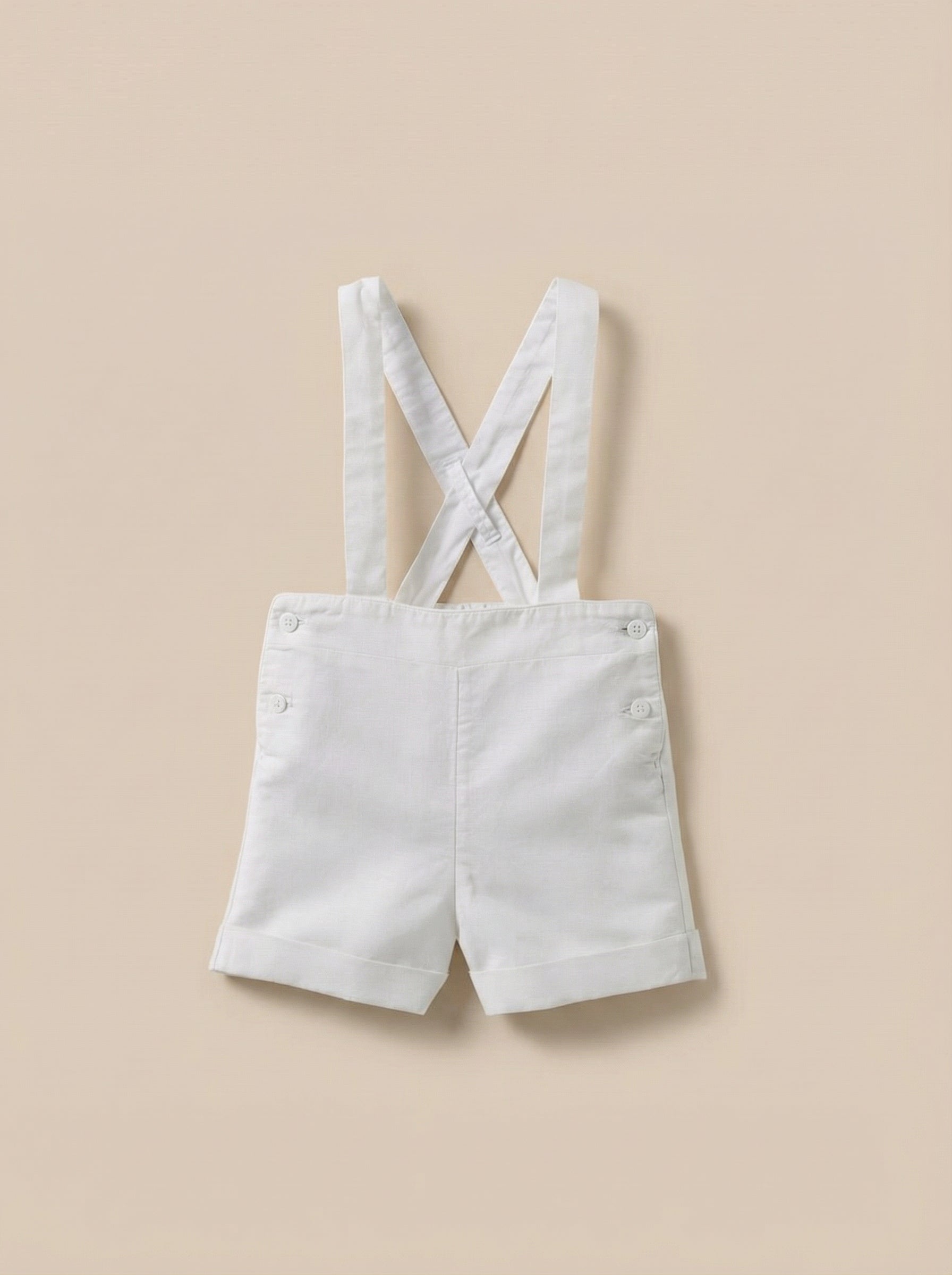 Bermuda à bretelles Bébé – Collection Fêtes et Mariages