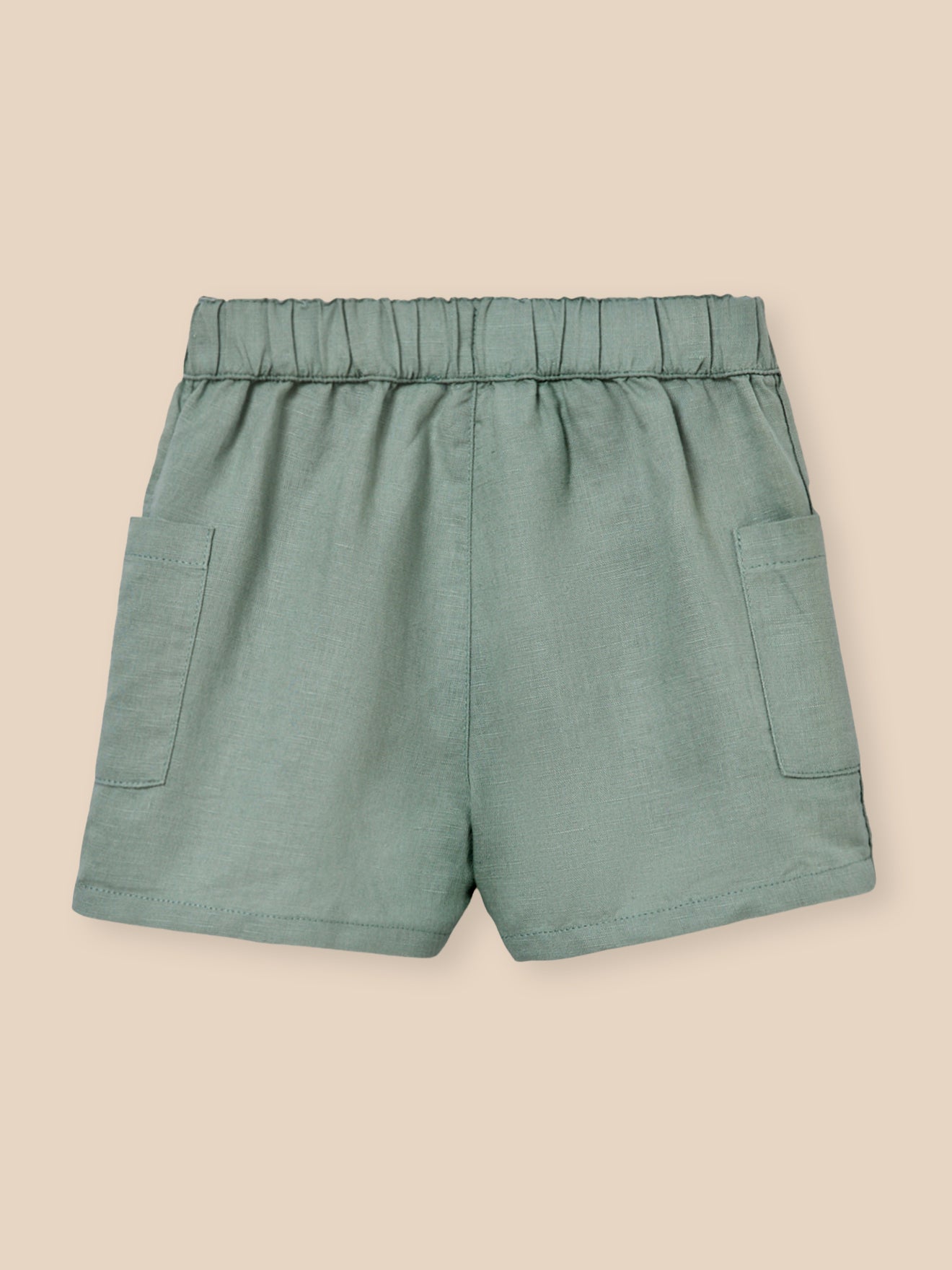 Short en lin et coton Bébé