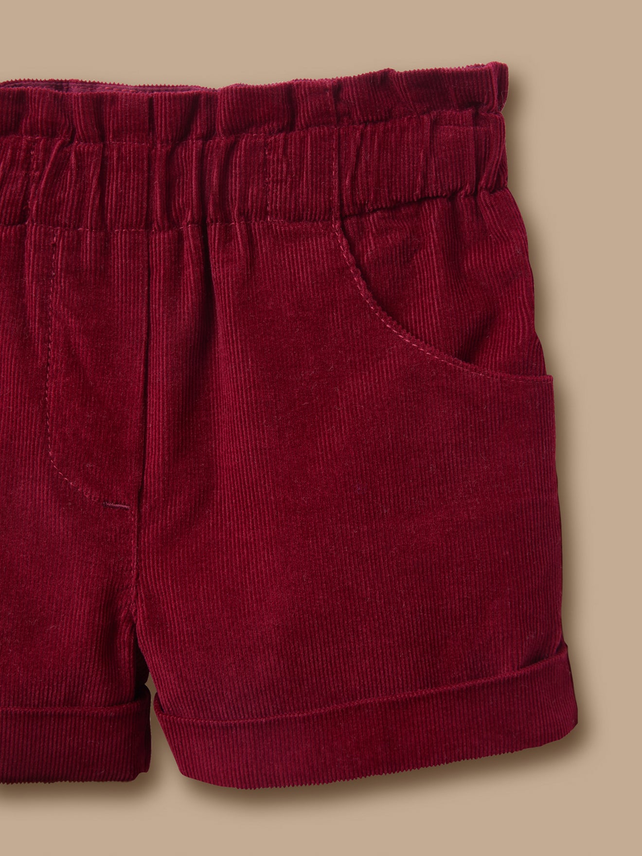 Short en velours Bébé