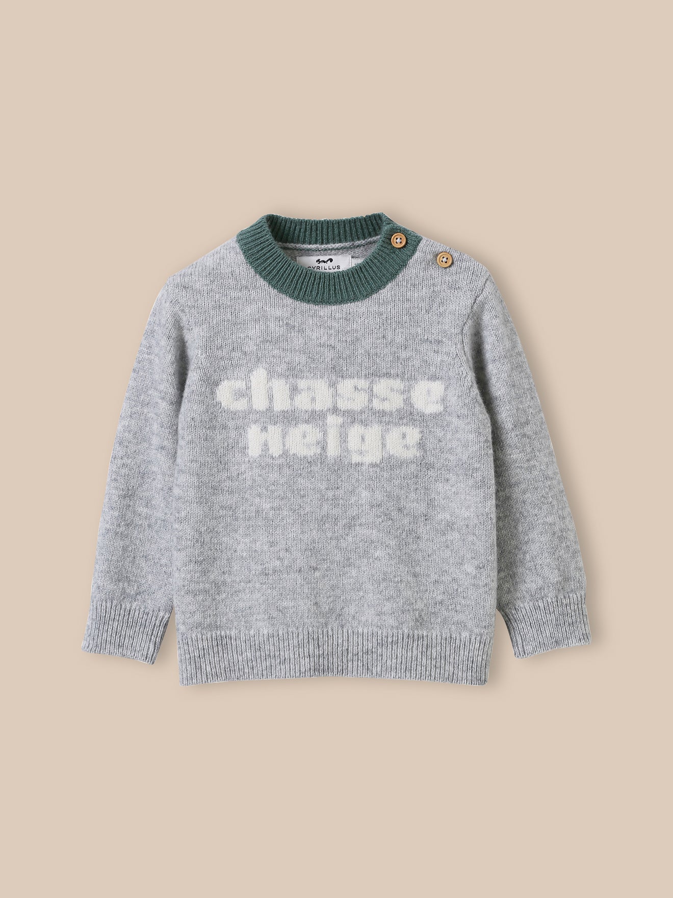 Pull ours Bébé en laine
