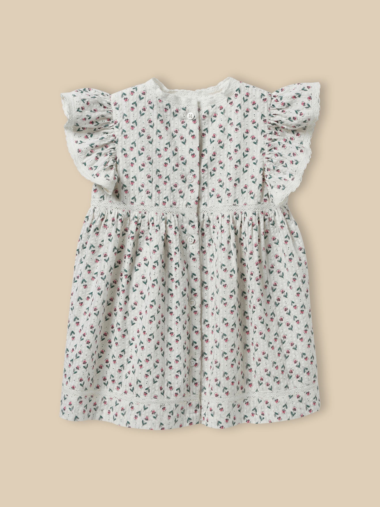 Robe en seersucker bébé