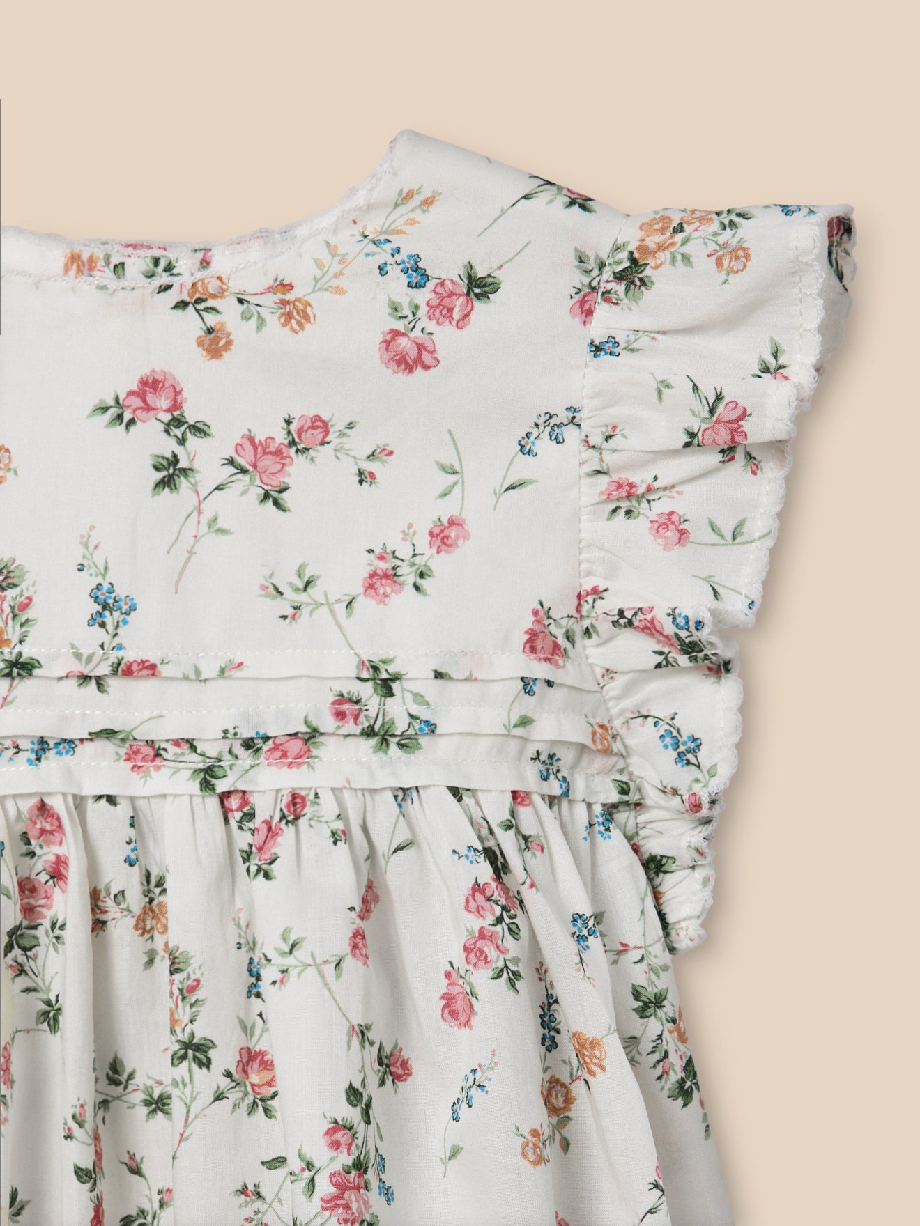 Robe en tissu Liberty bébé