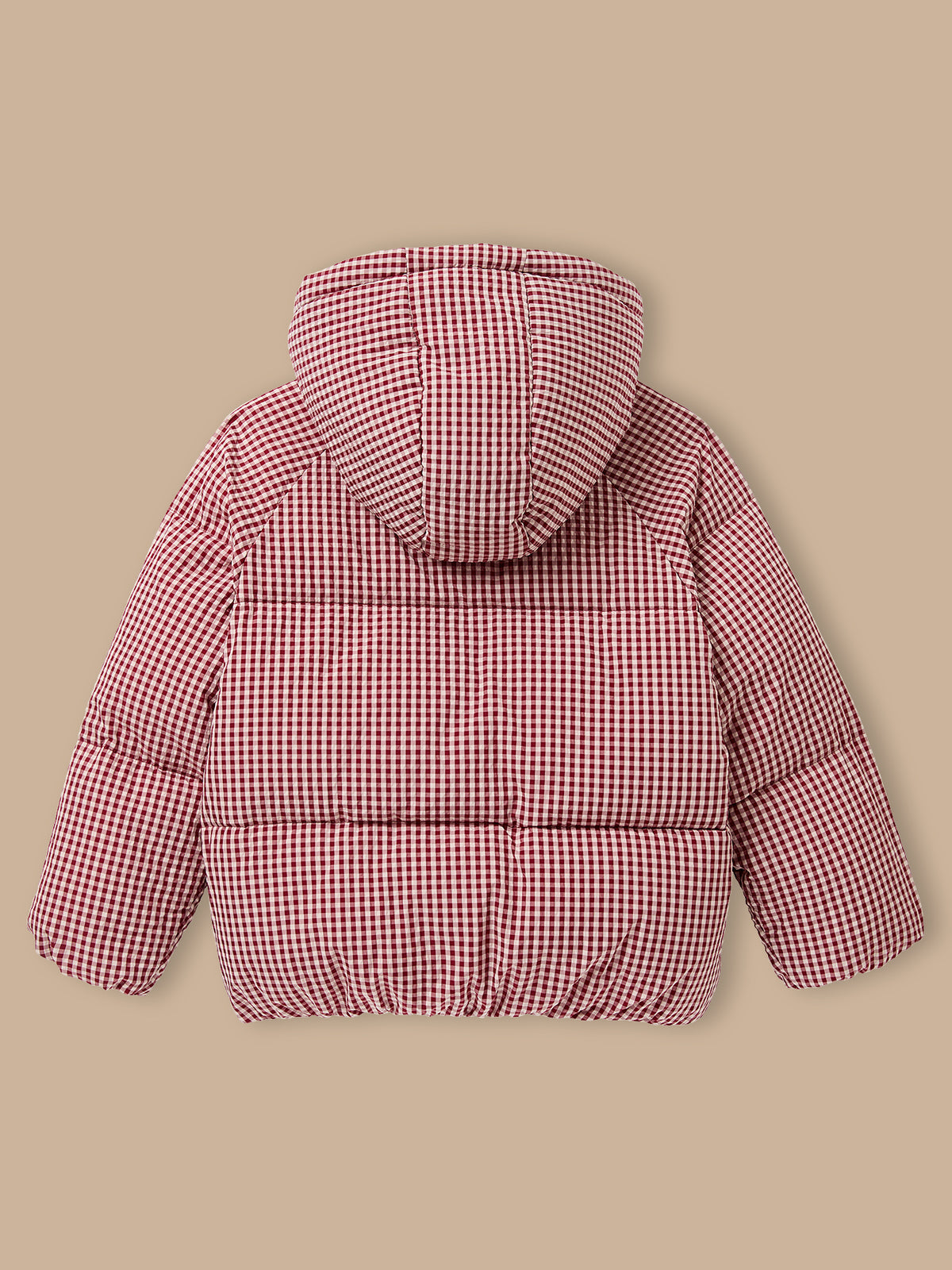 Doudoune imprimée vichy Fille