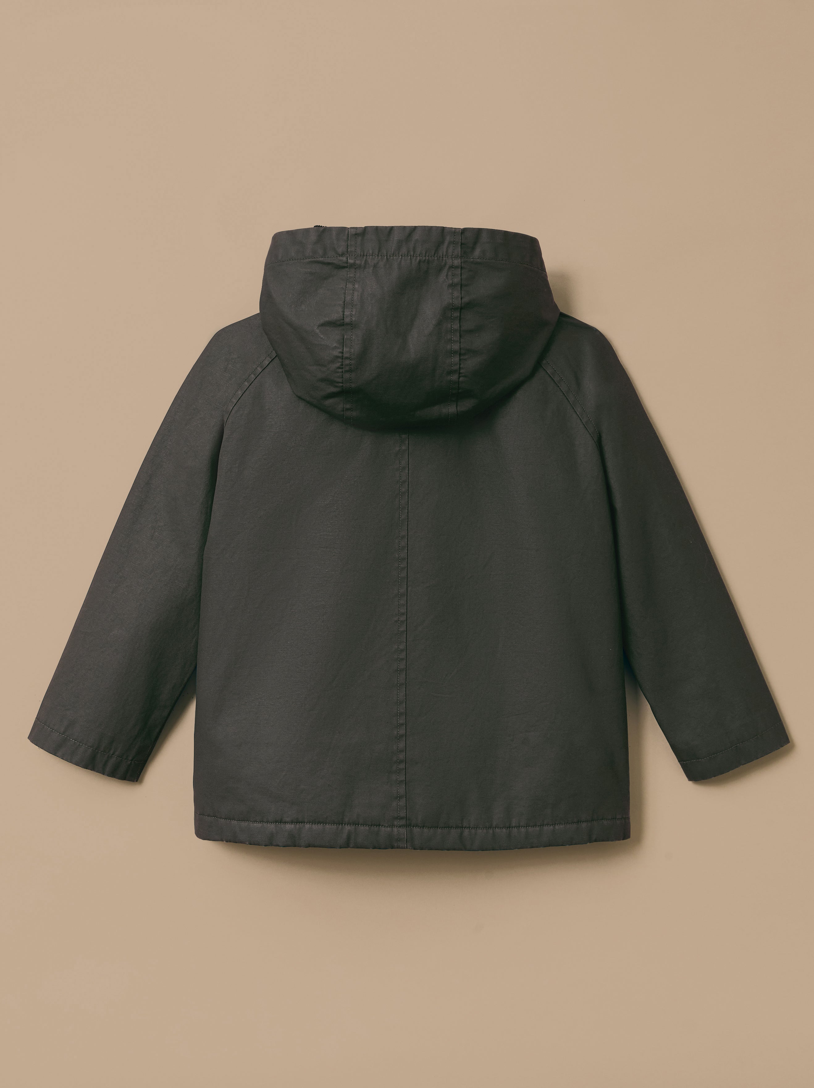 Veste héritage fille en coton enduit