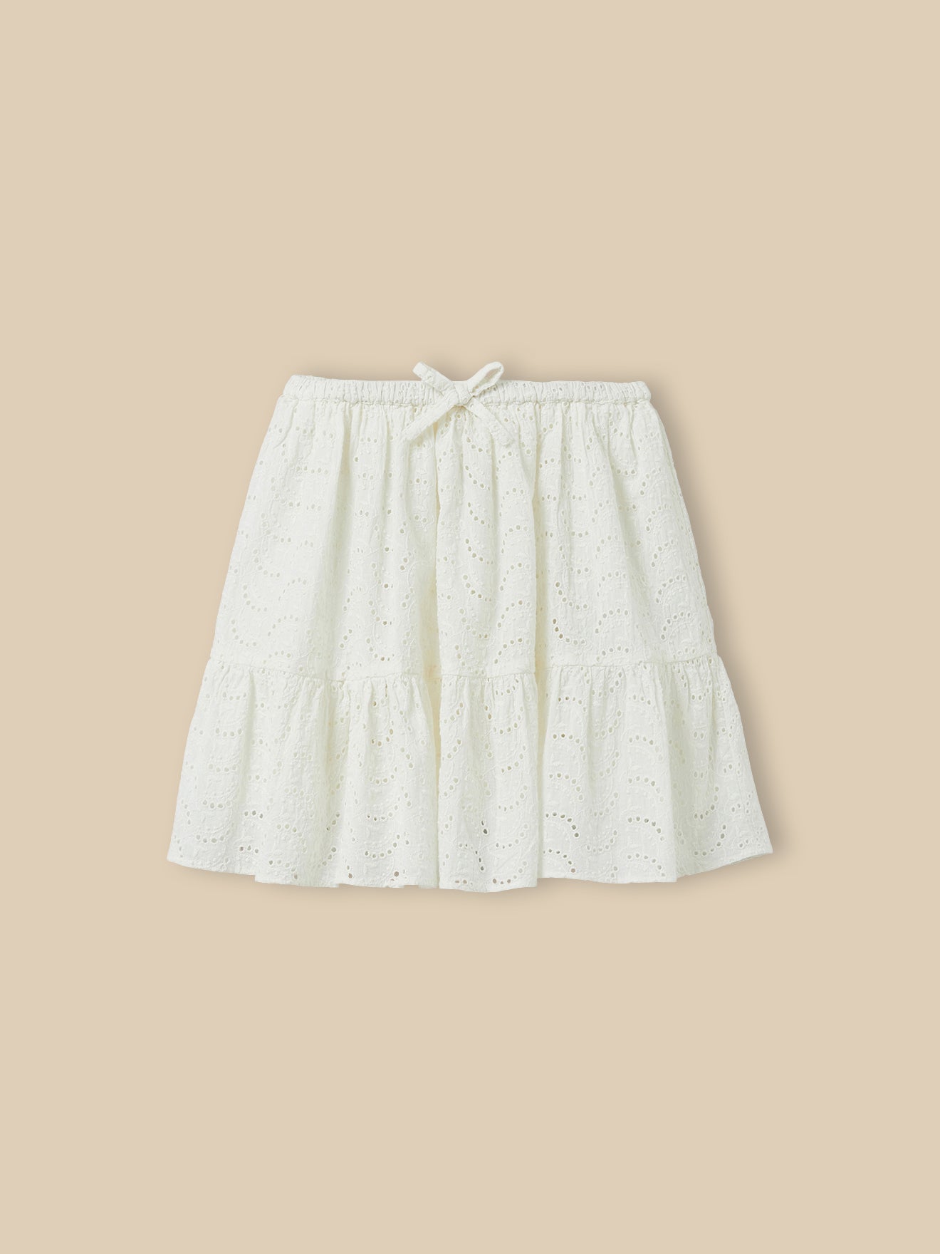 Jupe Fille broderie anglaise