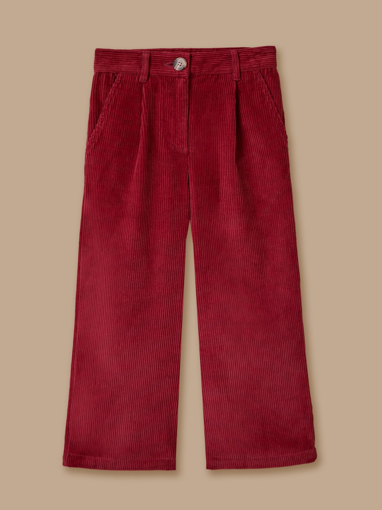 Pantalon large en velours Fille