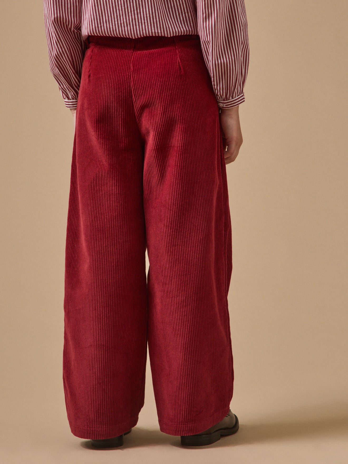 Pantalon large en velours Fille