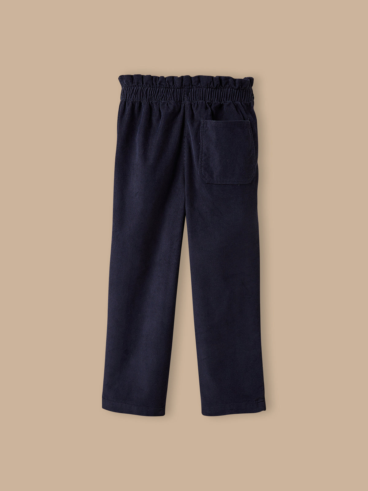 Pantalon large Fille en velours