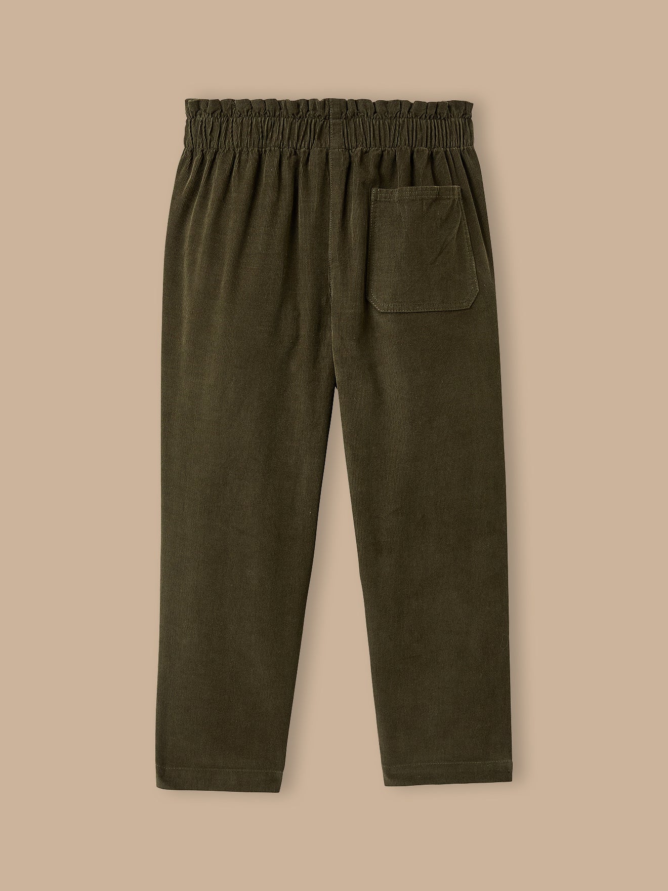 Pantalon large Fille en velours