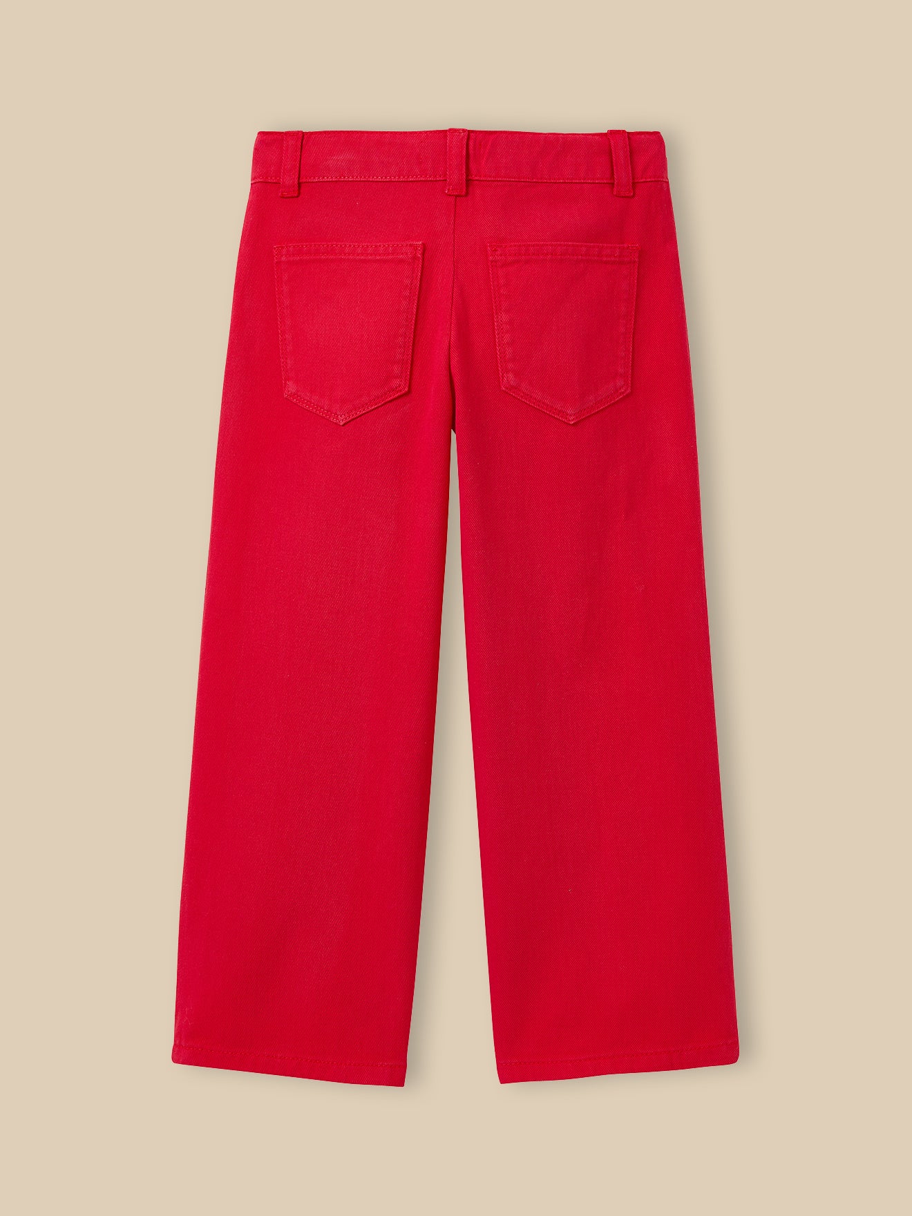 Pantalon droit Fille en denim
