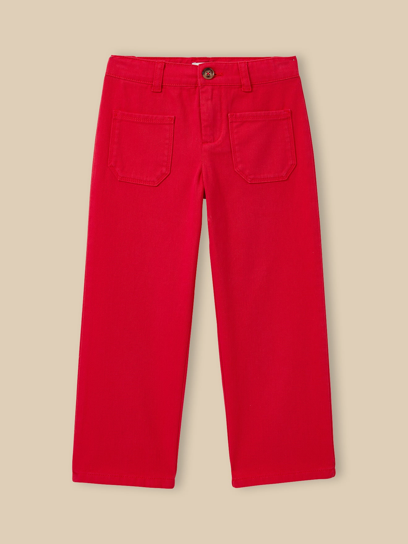 Pantalon droit Fille en denim