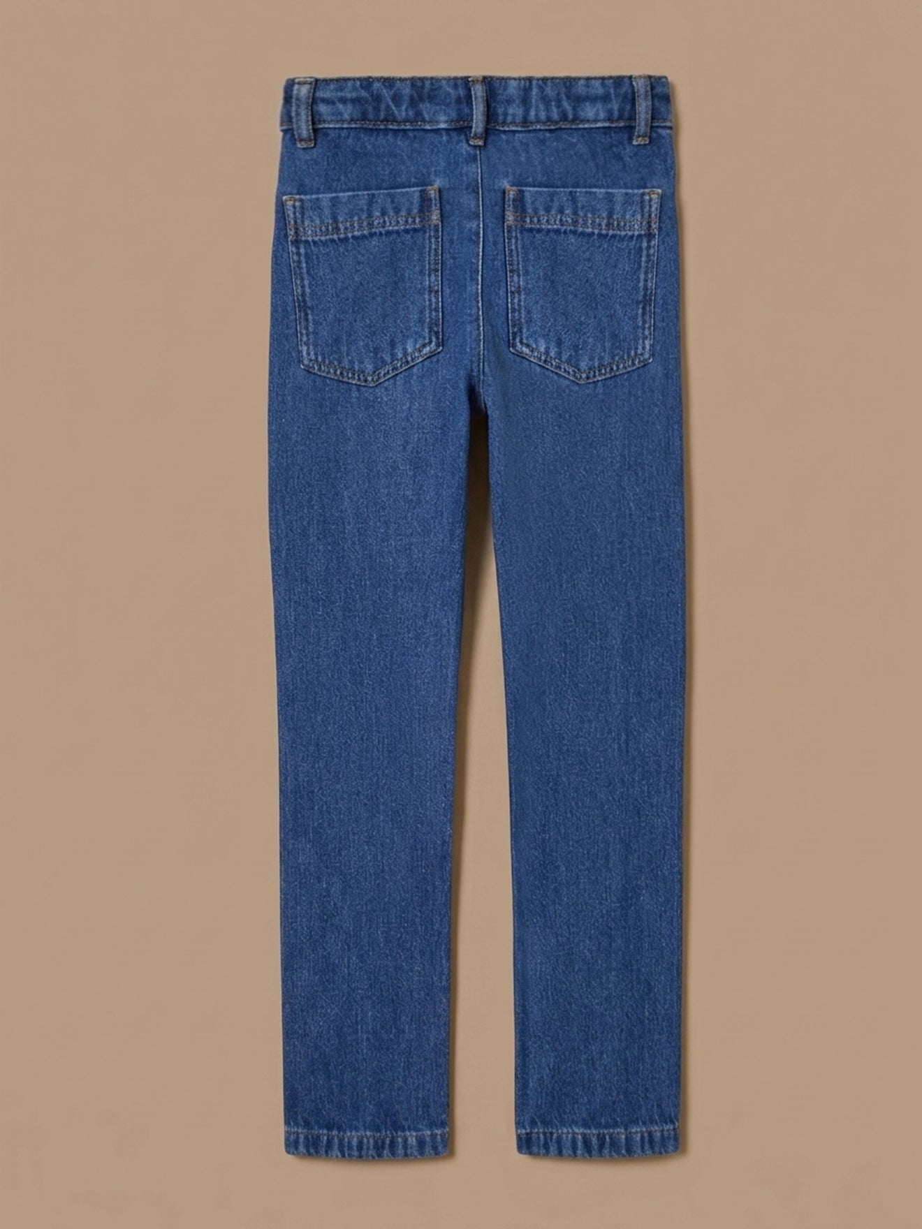Pantalon droit Fille en denim