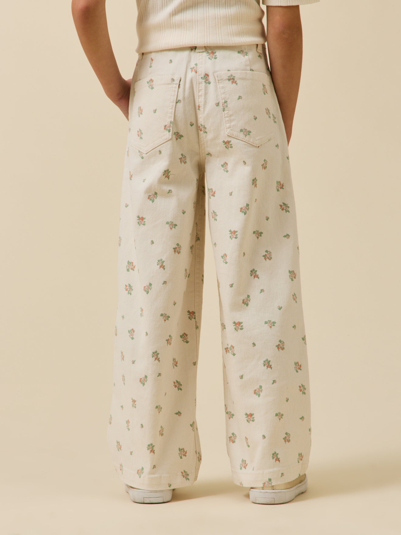 Pantalon large imprimé Fille