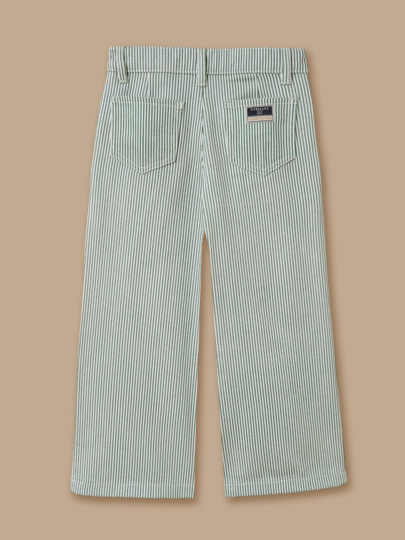 Pantalon large rayé Fille