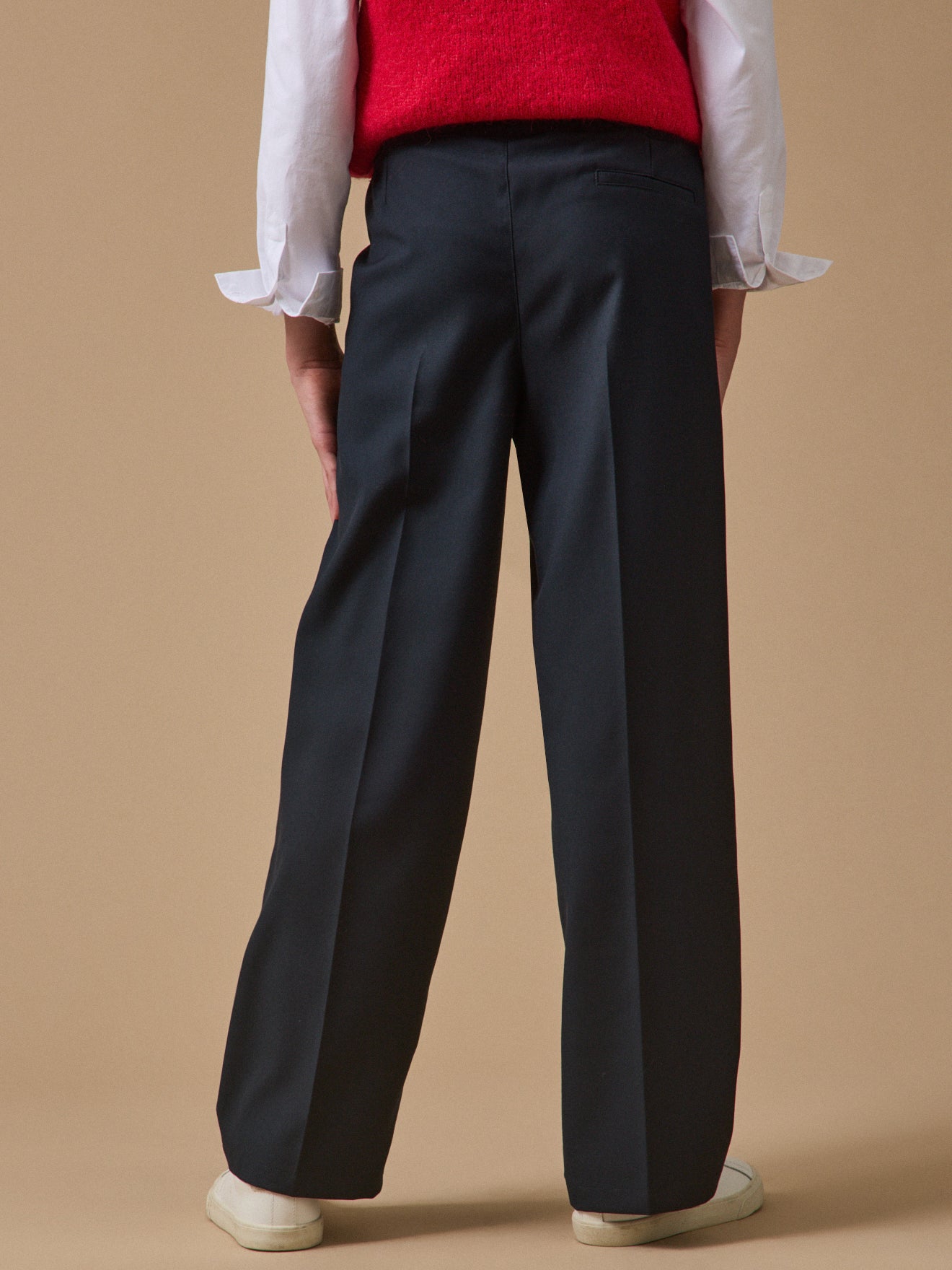 Pantalon large à pont Fille