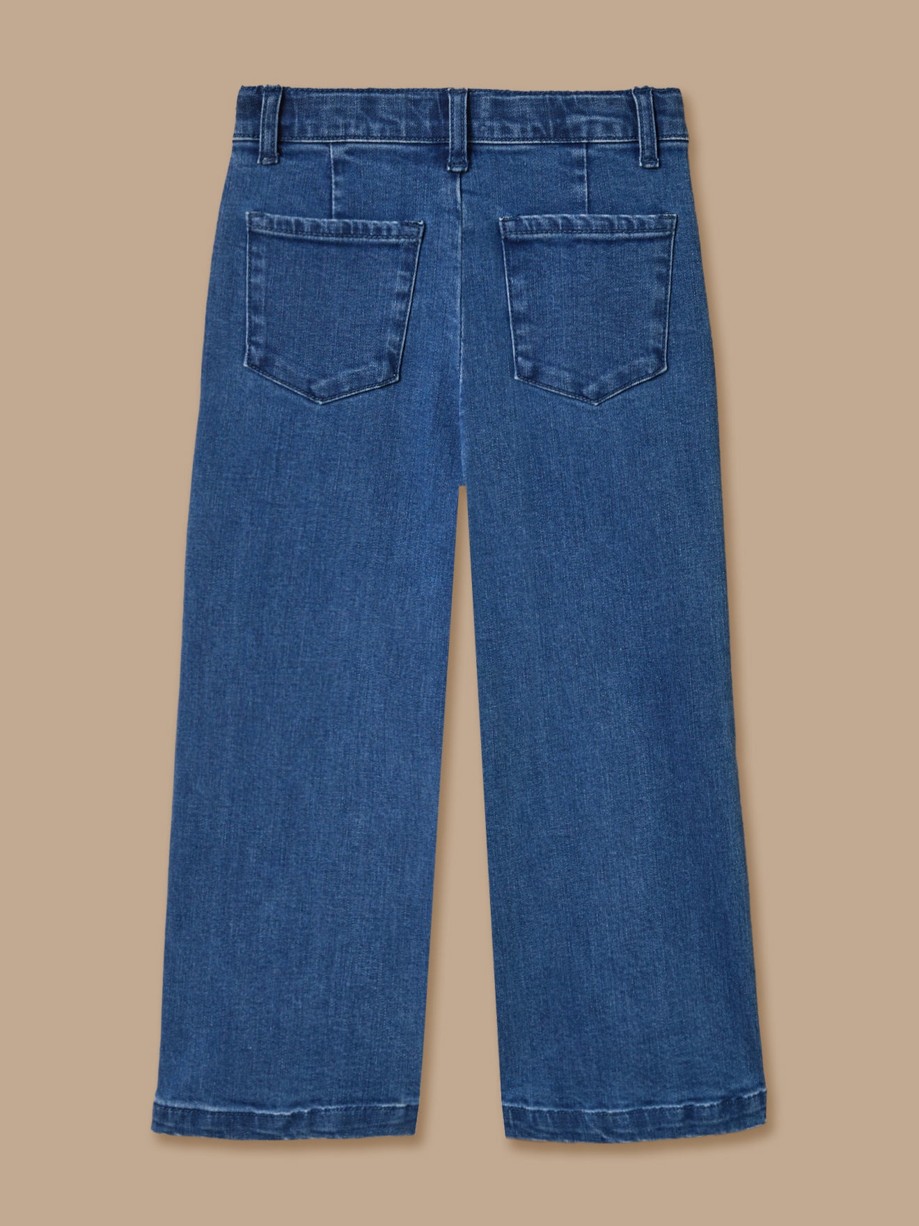 Pantalon large en denim Fille
