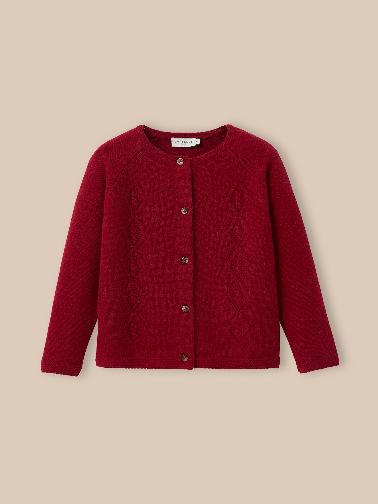 Cardigan Fille en laine mérinos