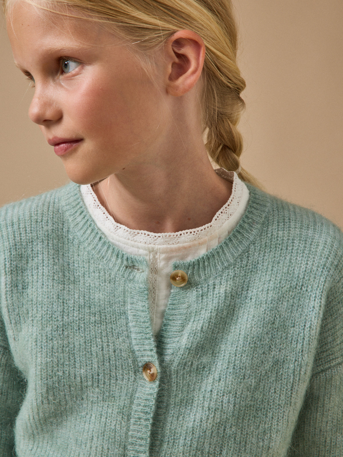 Cardigan laine et mohair - Collection Junior
