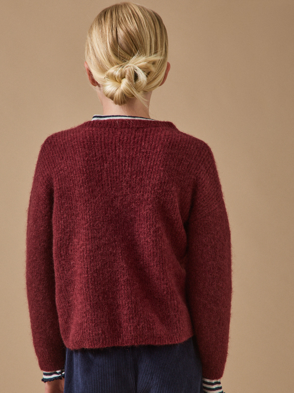 Cardigan laine et mohair - Collection Junior