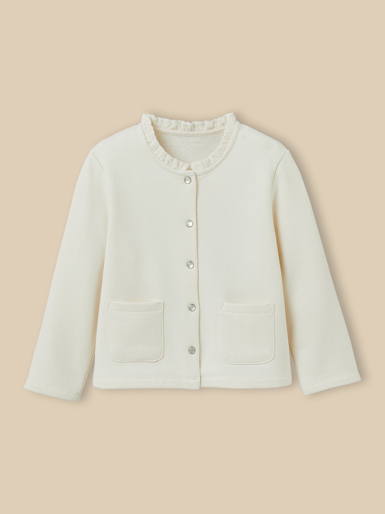 Gilet Fille en molleton - Coton biologique