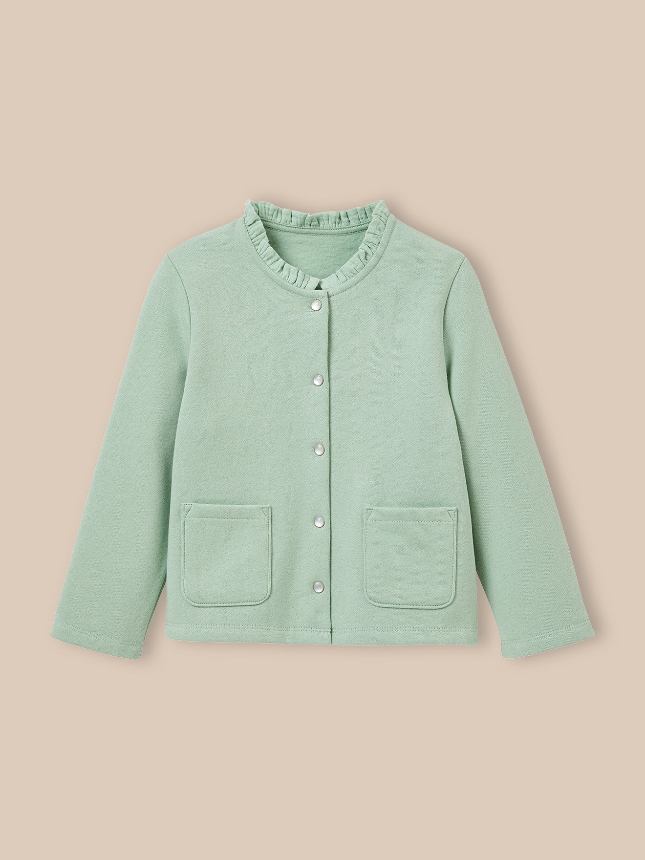 Gilet Fille en molleton - Coton biologique