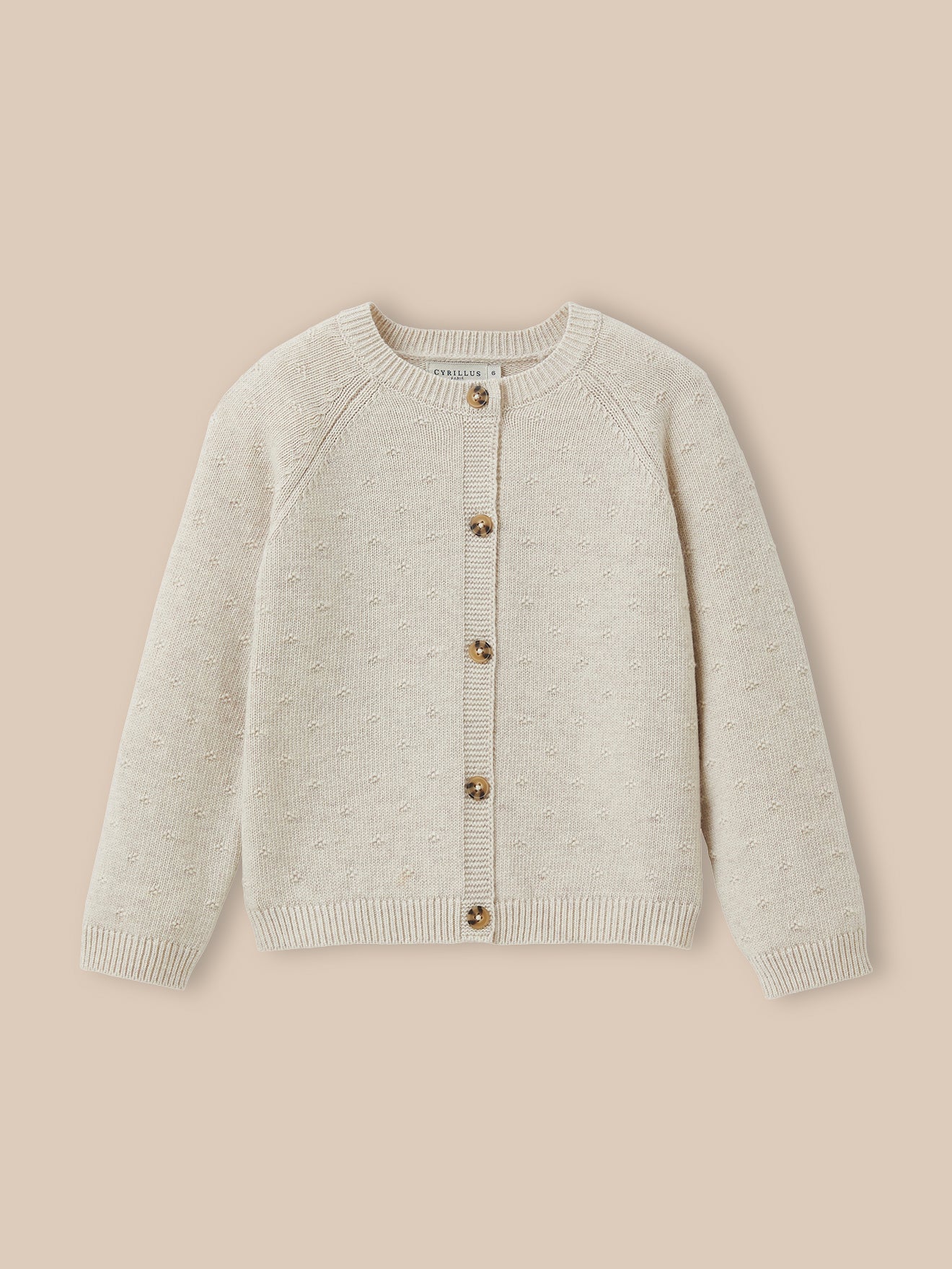 Cardigan Fille point fantaisie