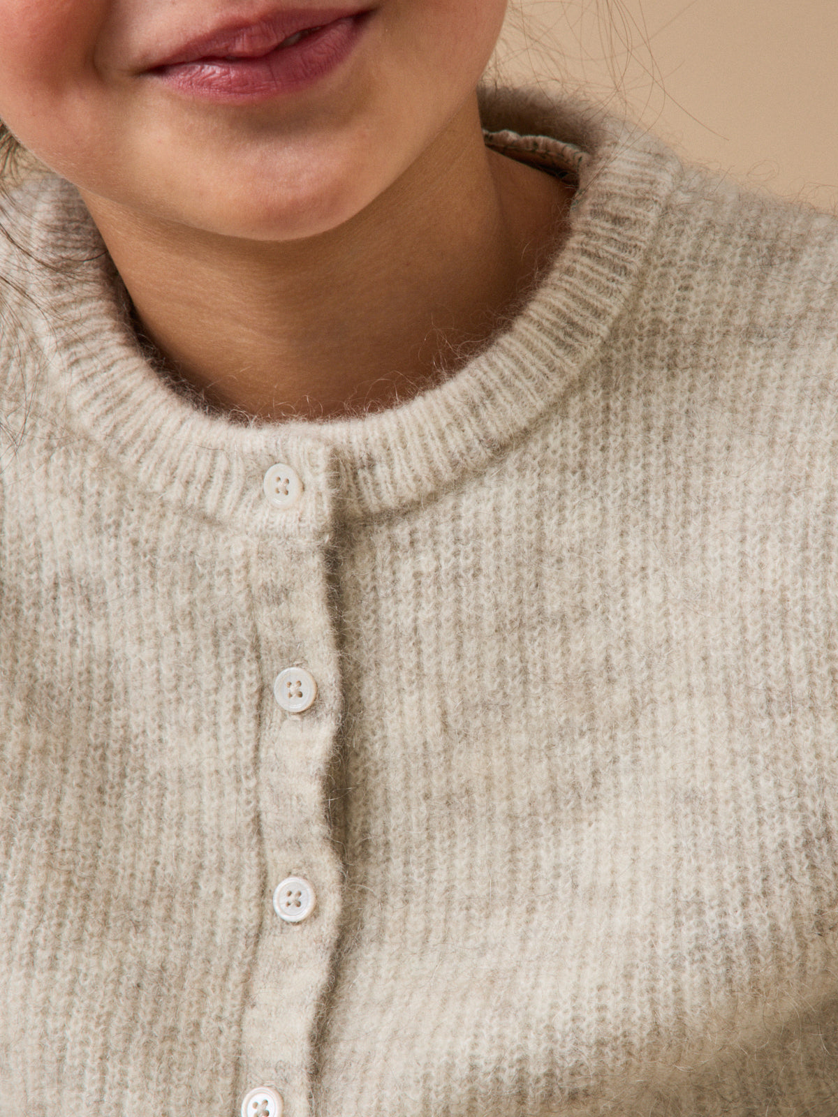 Cardigan sans manches doux Fille