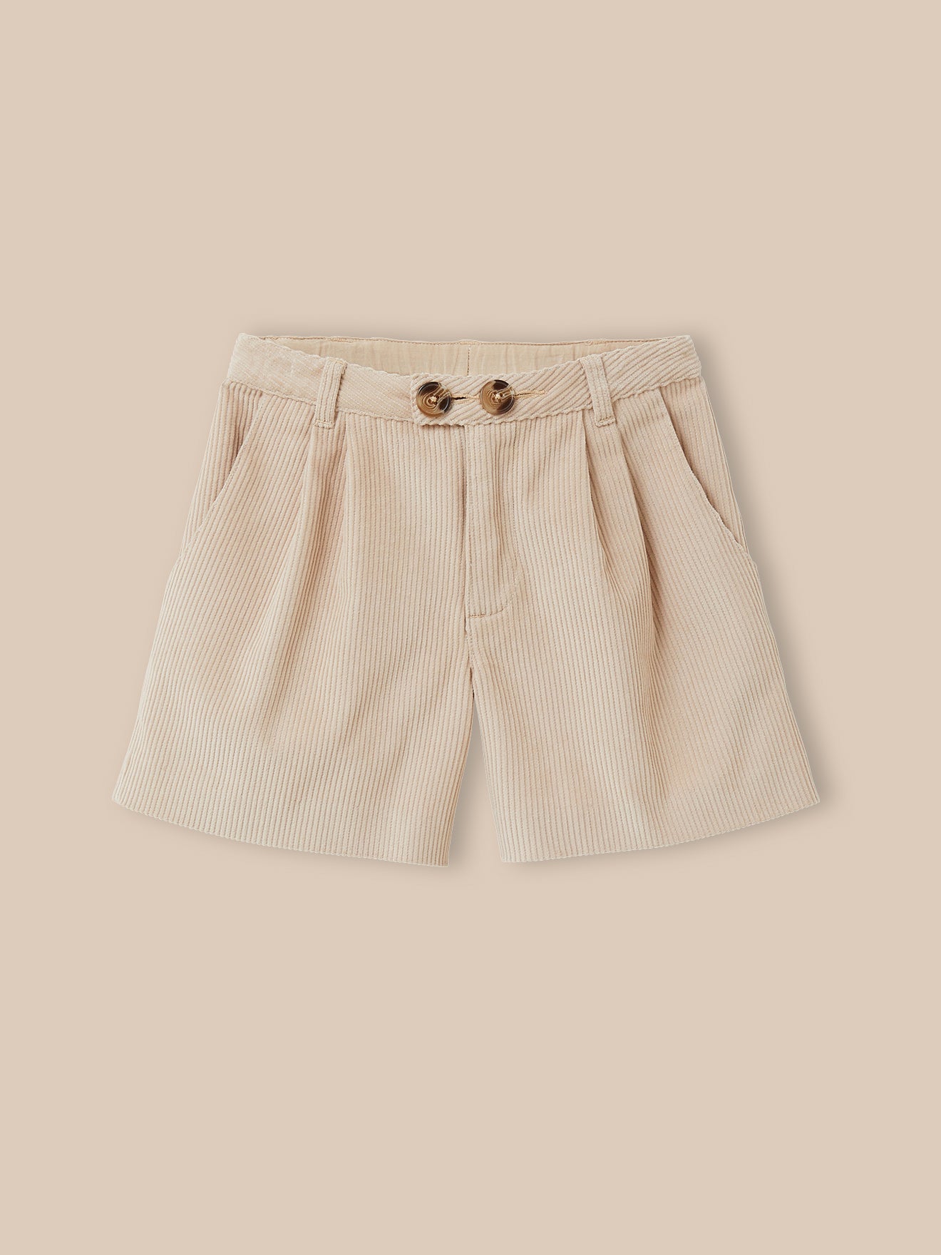 Short velours taille haute Fille