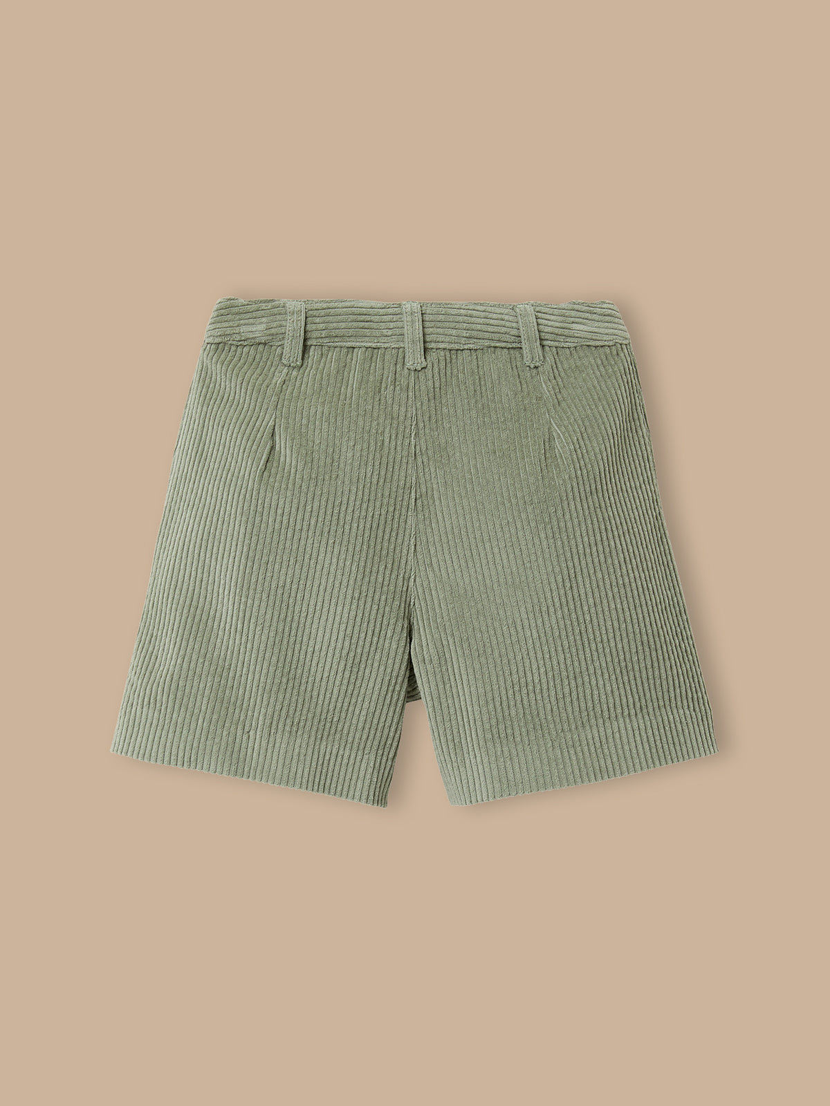 Short velours gaufré taille haute Fille