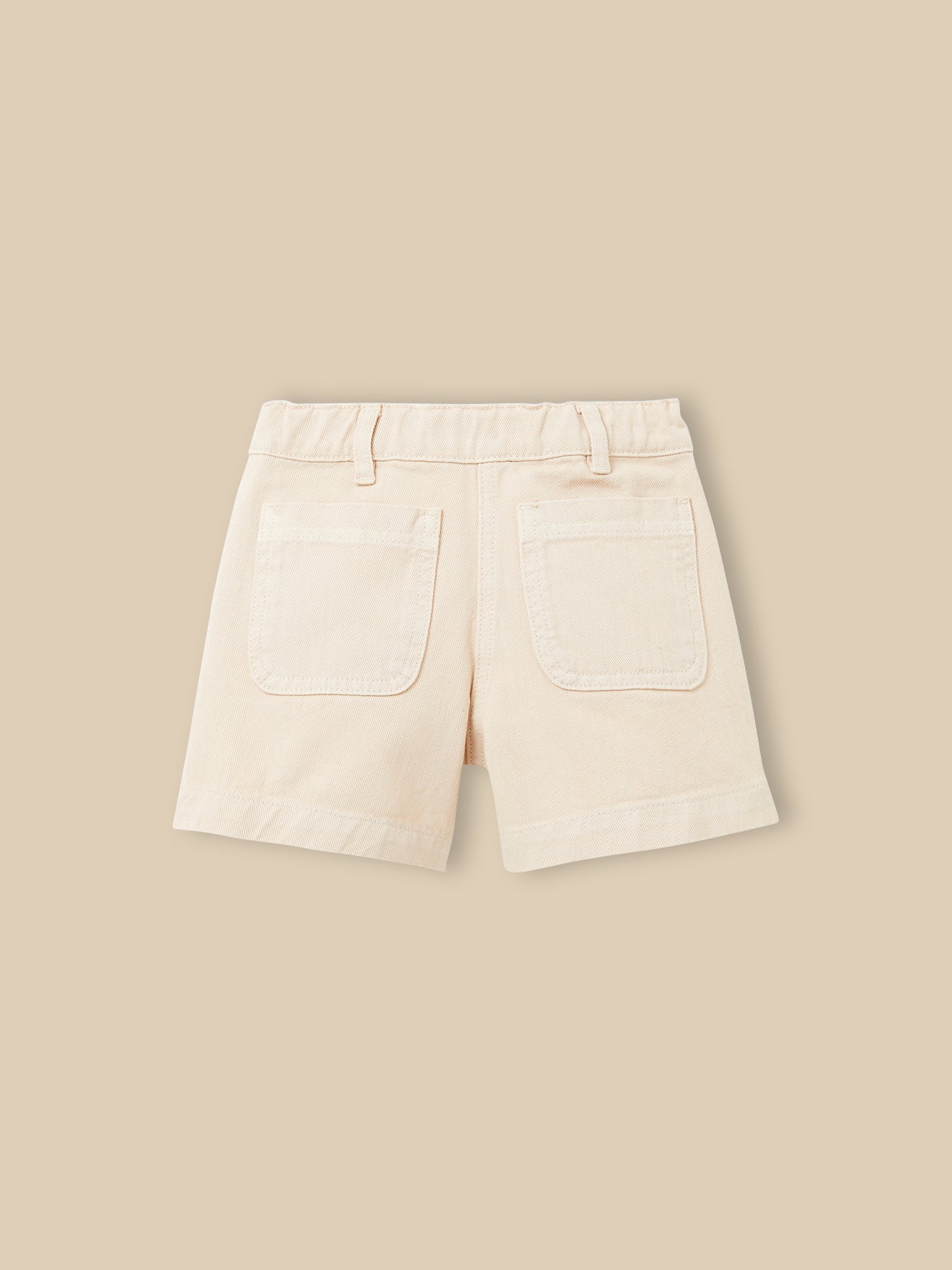 Short Fille denim couleur