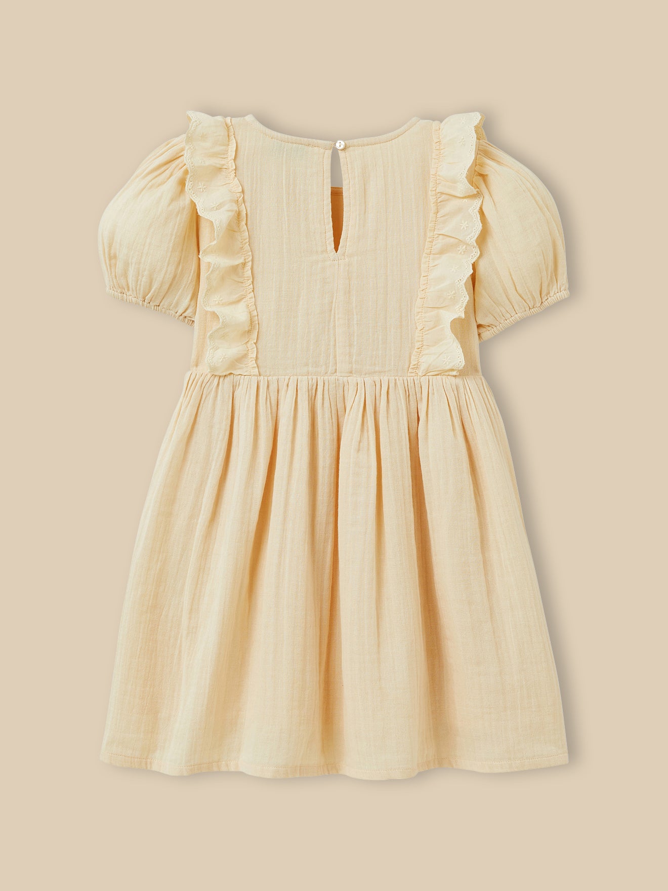 Robe Fille en gaze de coton biologique