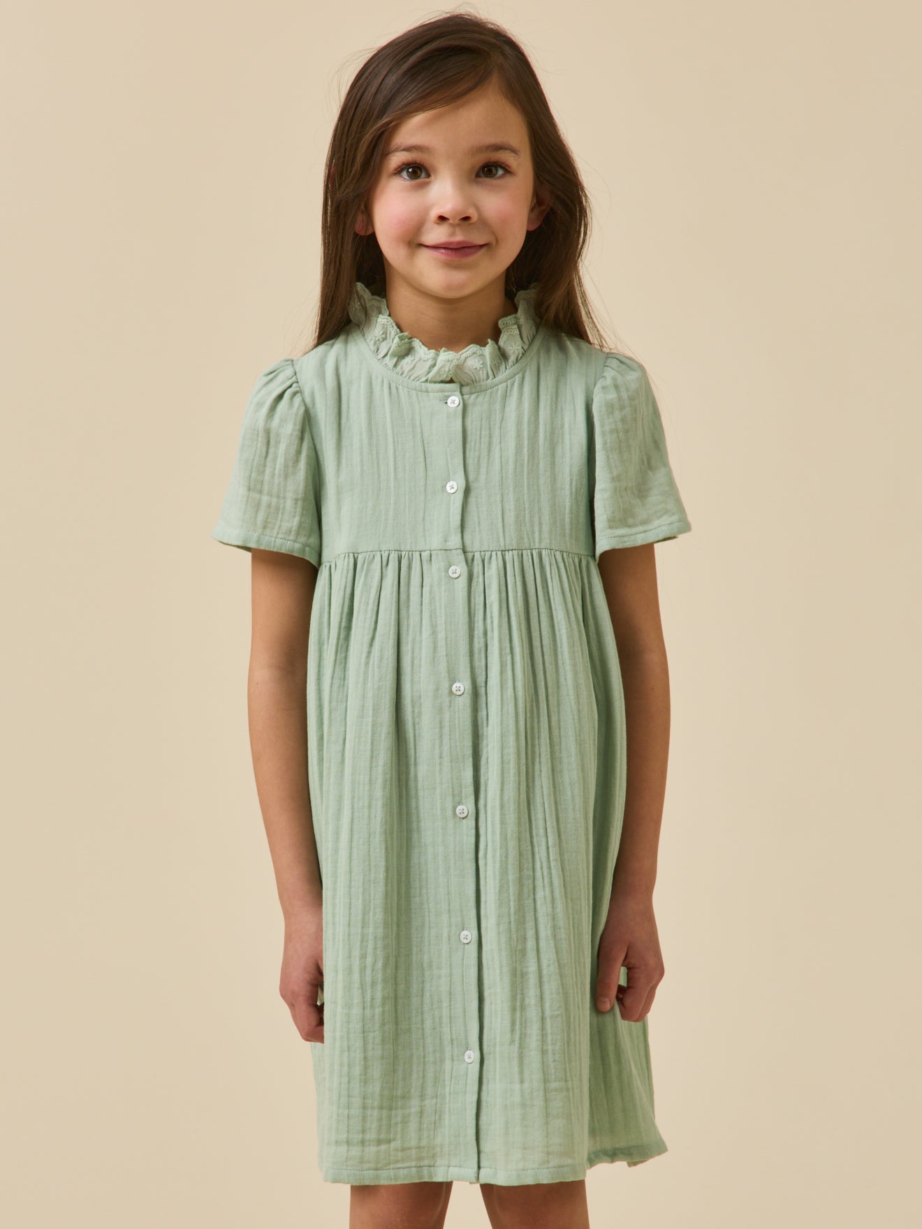 Robe en gaze de coton Fille